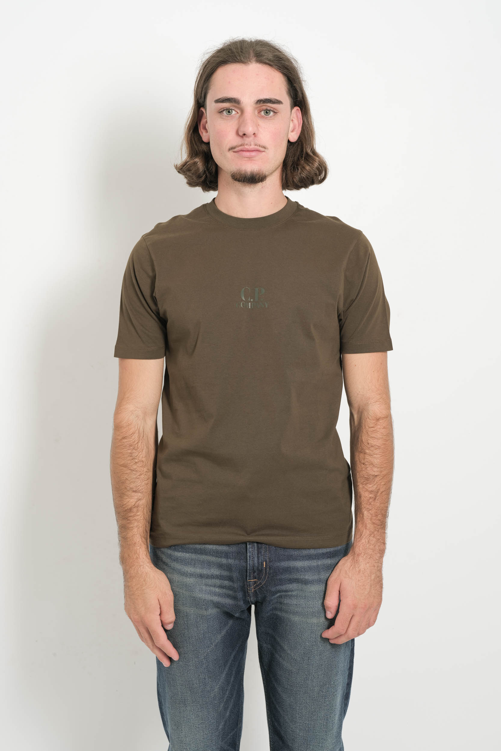  Image du produit TEE-SHIRT CP COMPANY KAKI S106A-683 - 4