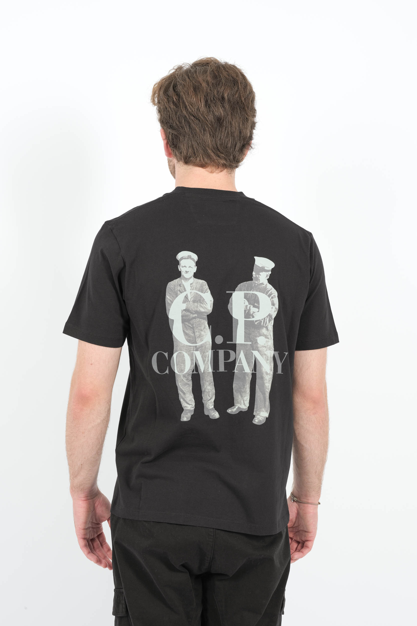 TEE-SHIRT CP COMPANY NOIR S106A-999