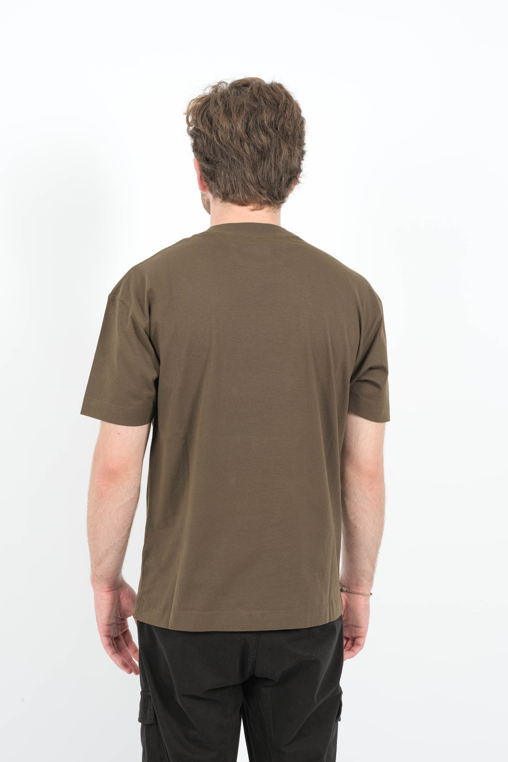 TEE-SHIRT CP COMPANY KAKI S107A-683
