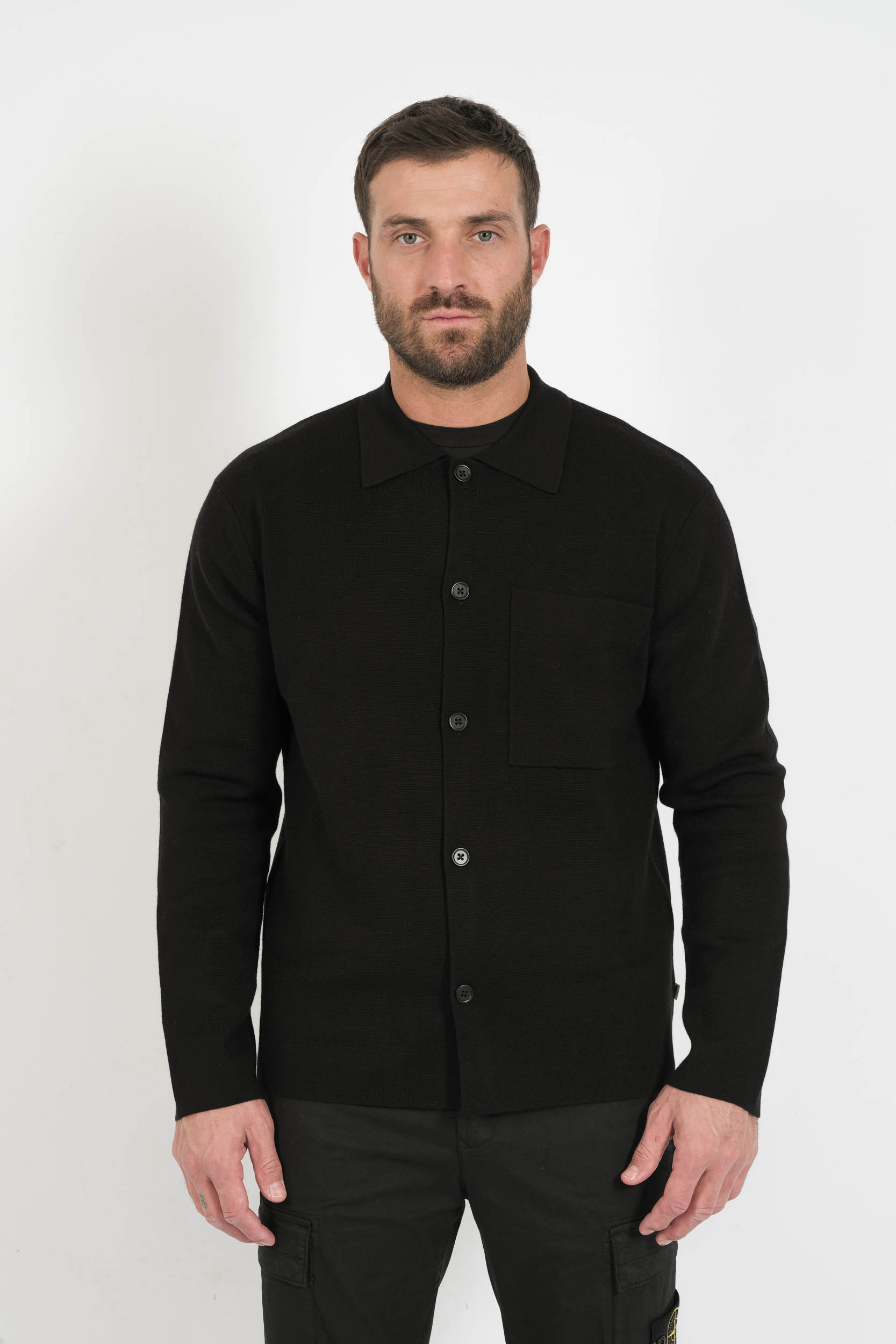 GILET LAINE NOIR NN.07 JONAS-999