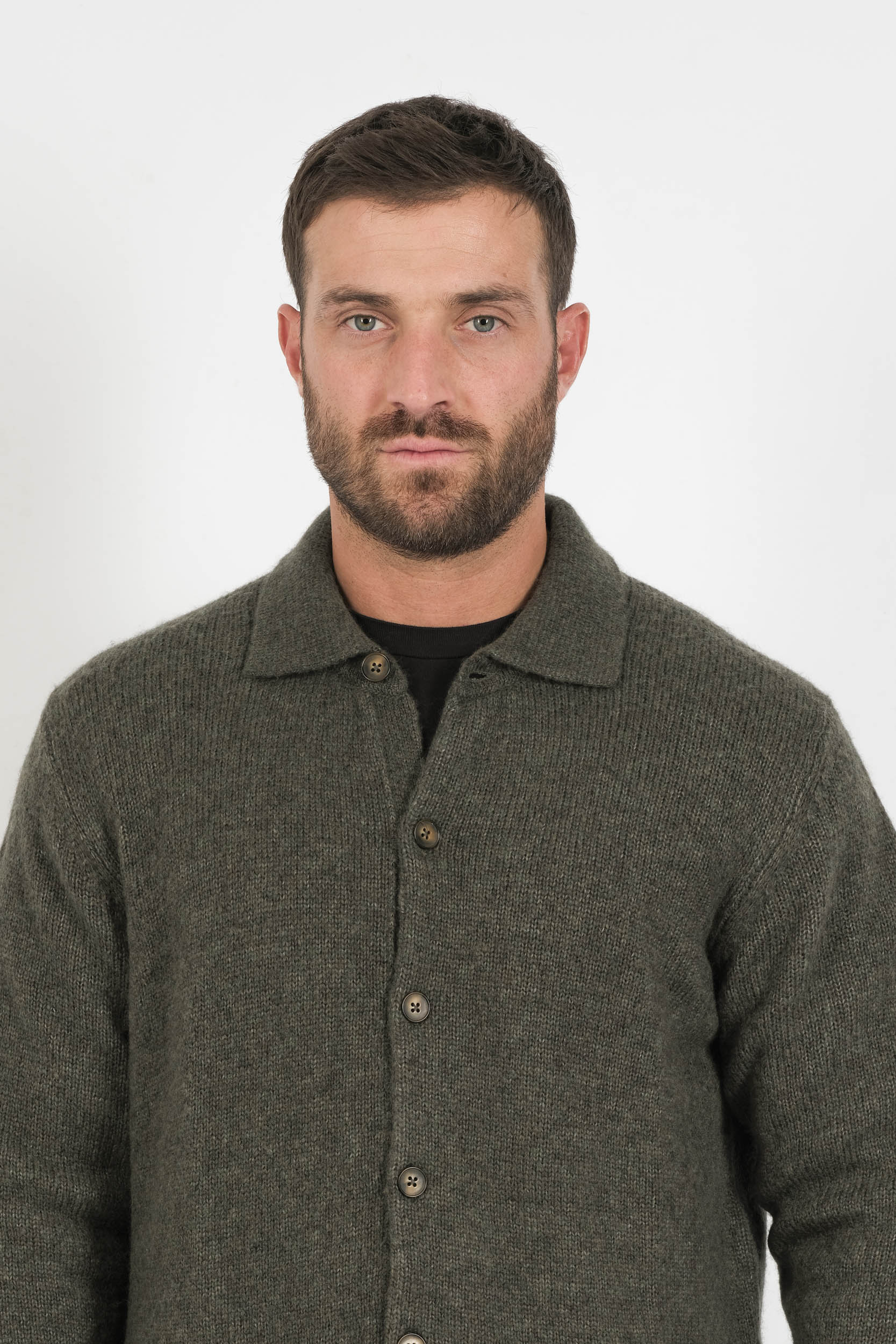 GILET LAINE VERT NN.07 LEE-343