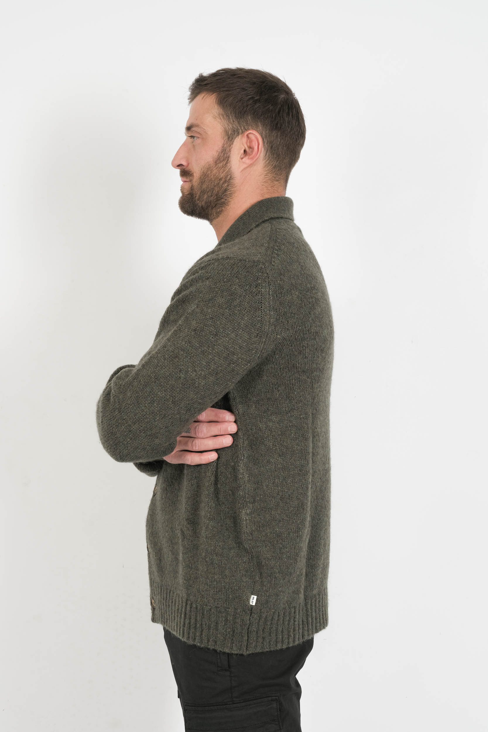 GILET LAINE VERT NN.07 LEE-343