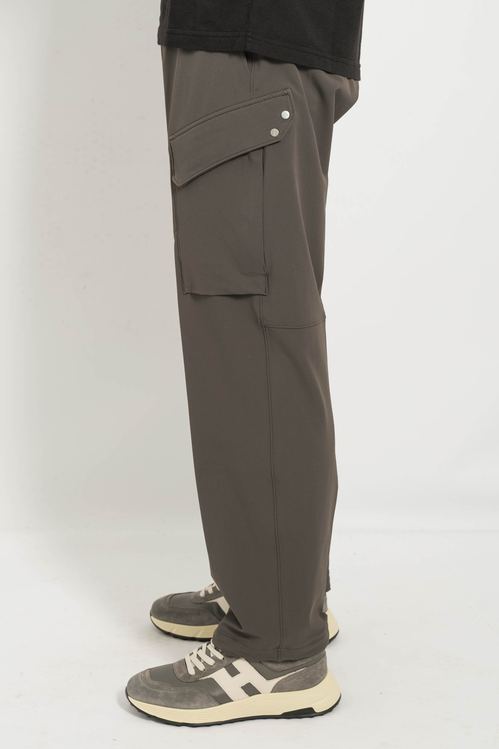 PANTALON STONE ISLAND STELINA GRIS PLOMB 3100029-V0062