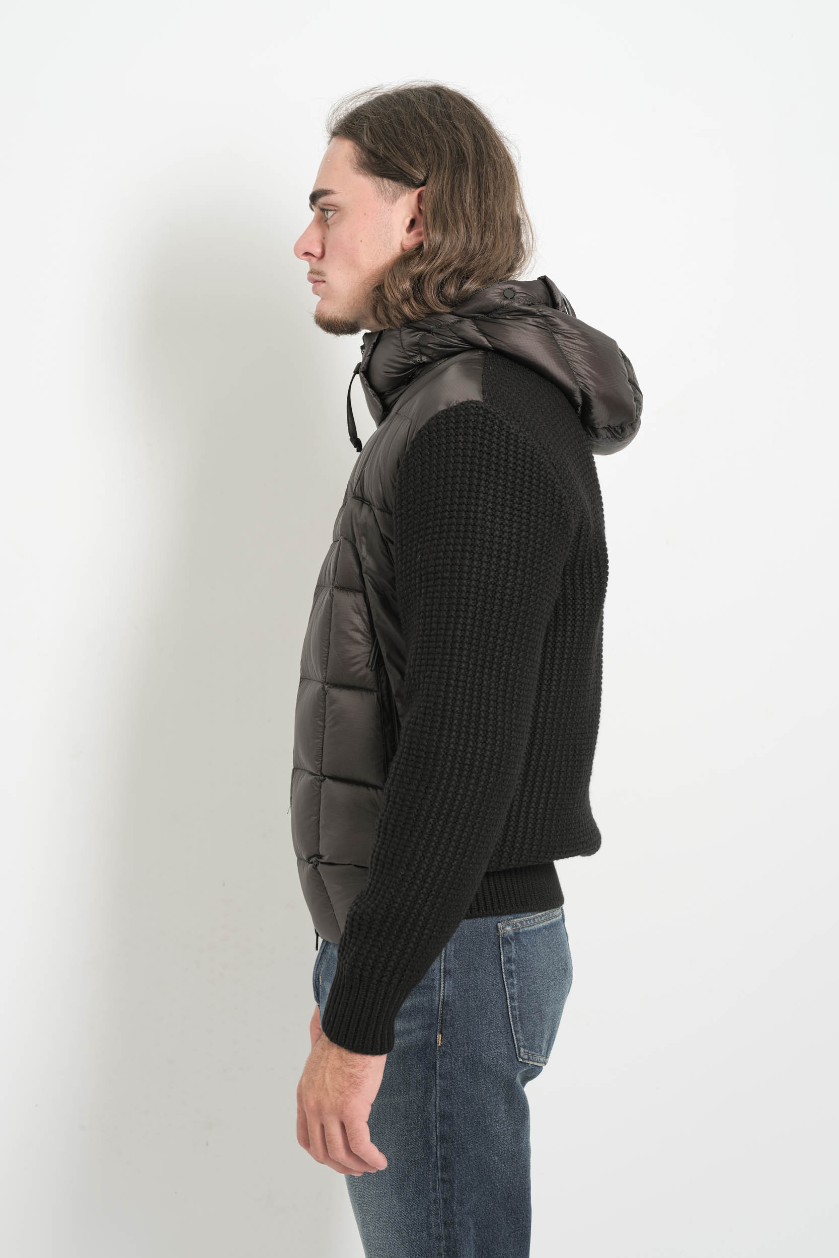 BLOUSON CP COMPANY BI-MATIERE NOIR