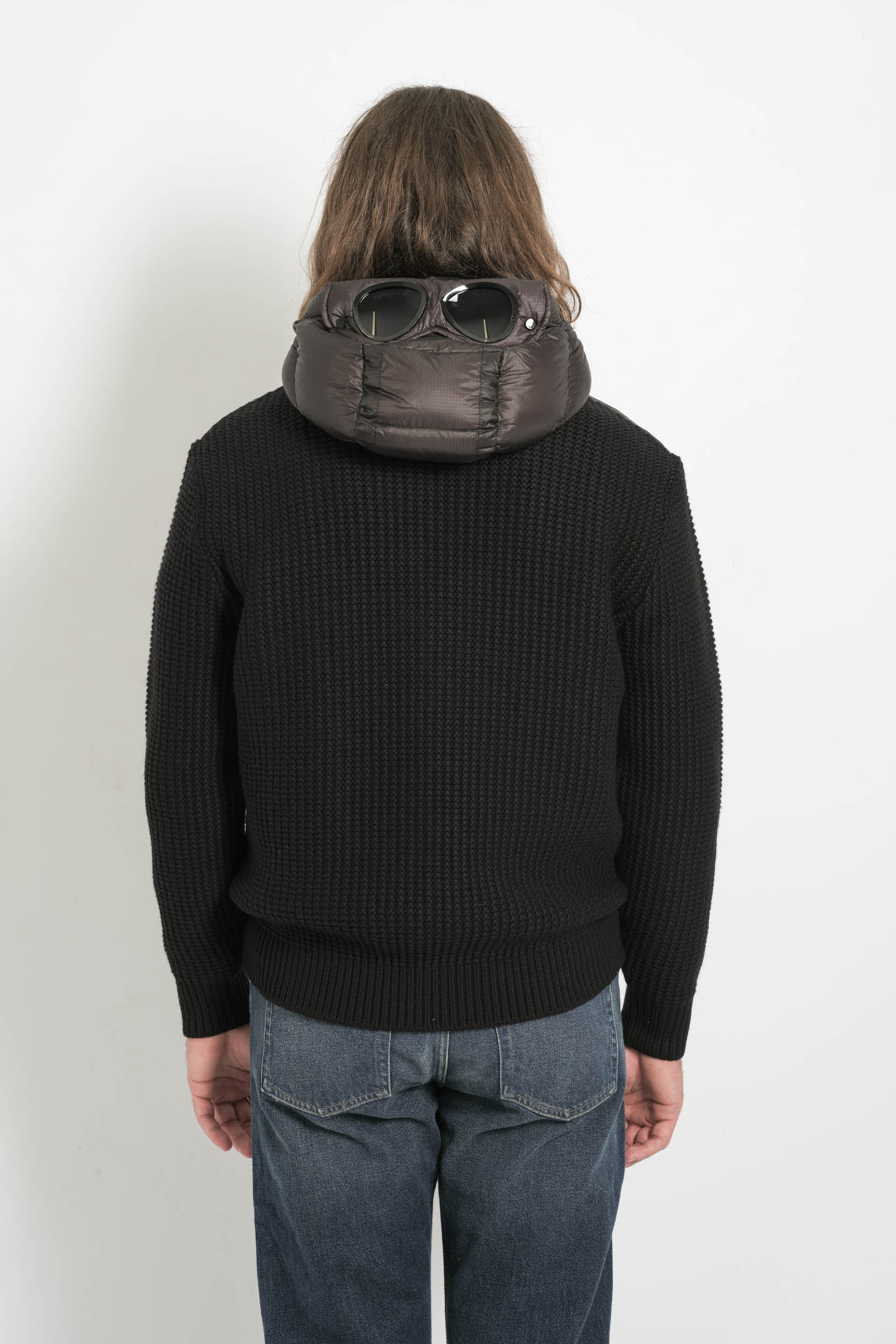 BLOUSON CP COMPANY BI-MATIERE NOIR