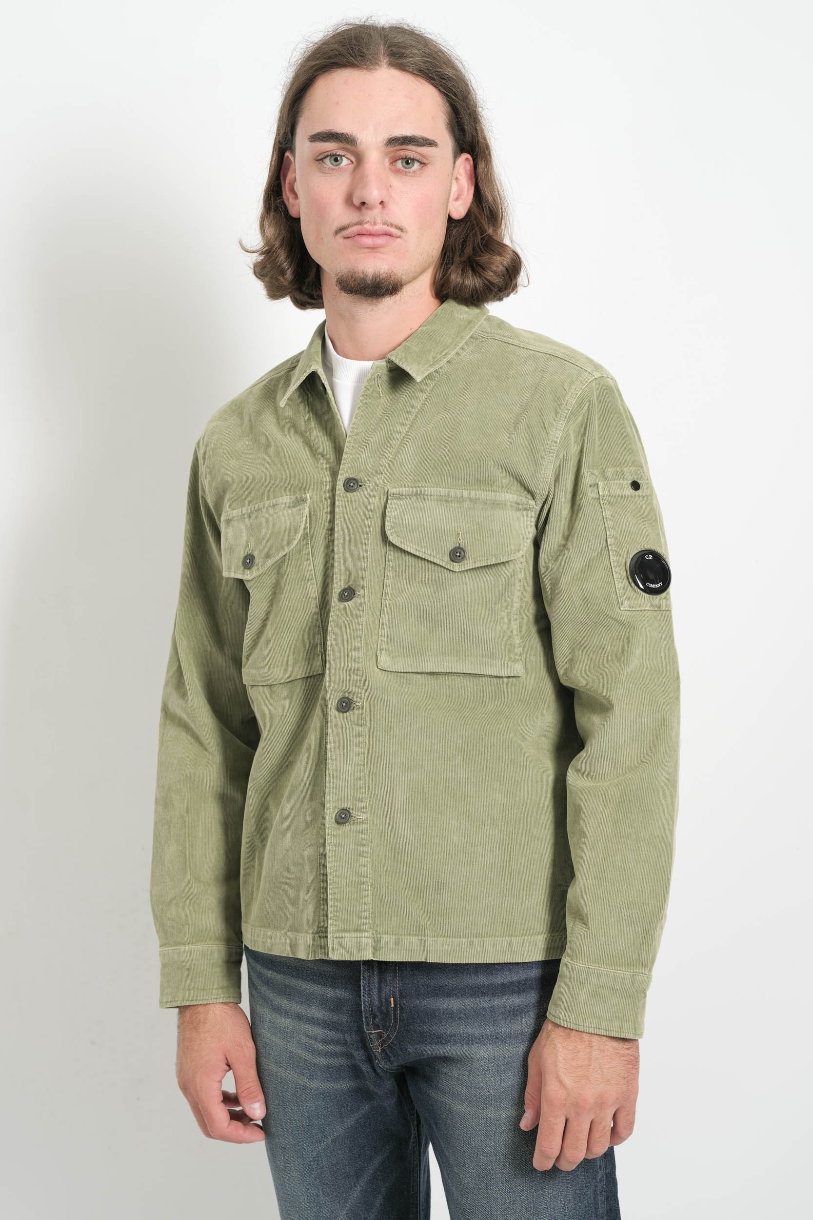  Image du produit SURCHEMISE CP COMPANY MILERAIES KAKI S072A-612 - 2