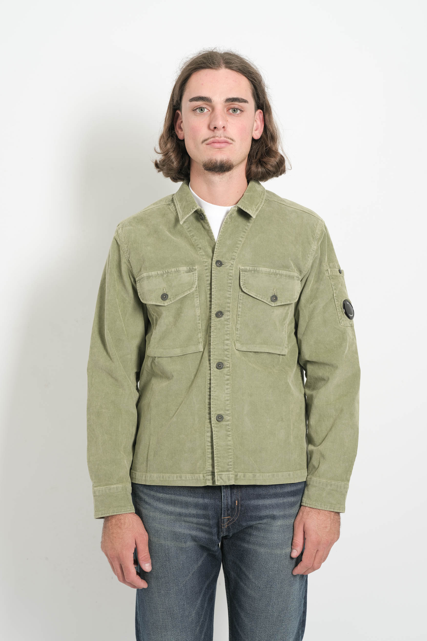  Image du produit SURCHEMISE CP COMPANY MILERAIES KAKI S072A-612 - 4