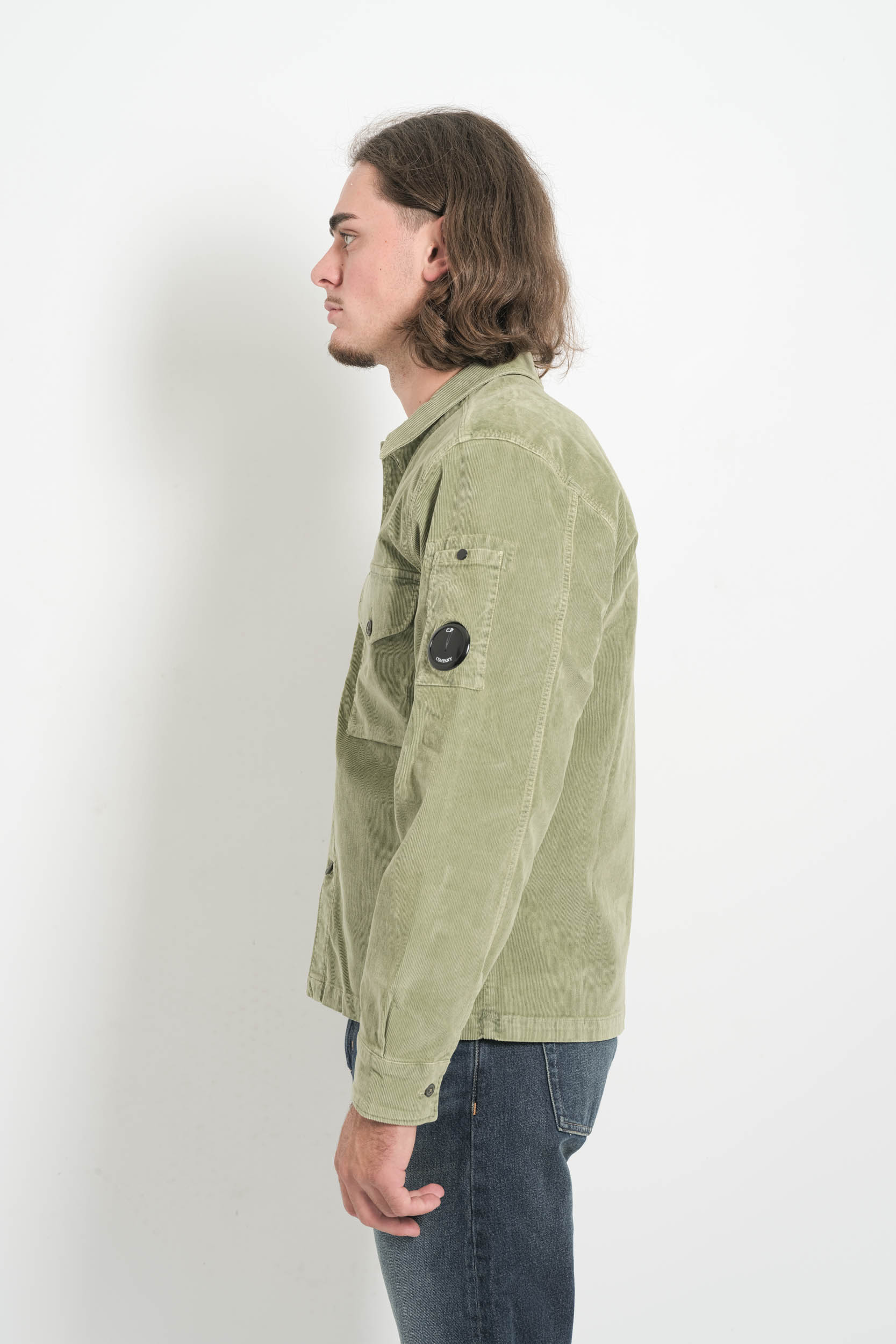  Image du produit SURCHEMISE CP COMPANY MILERAIES KAKI S072A-612 - 6