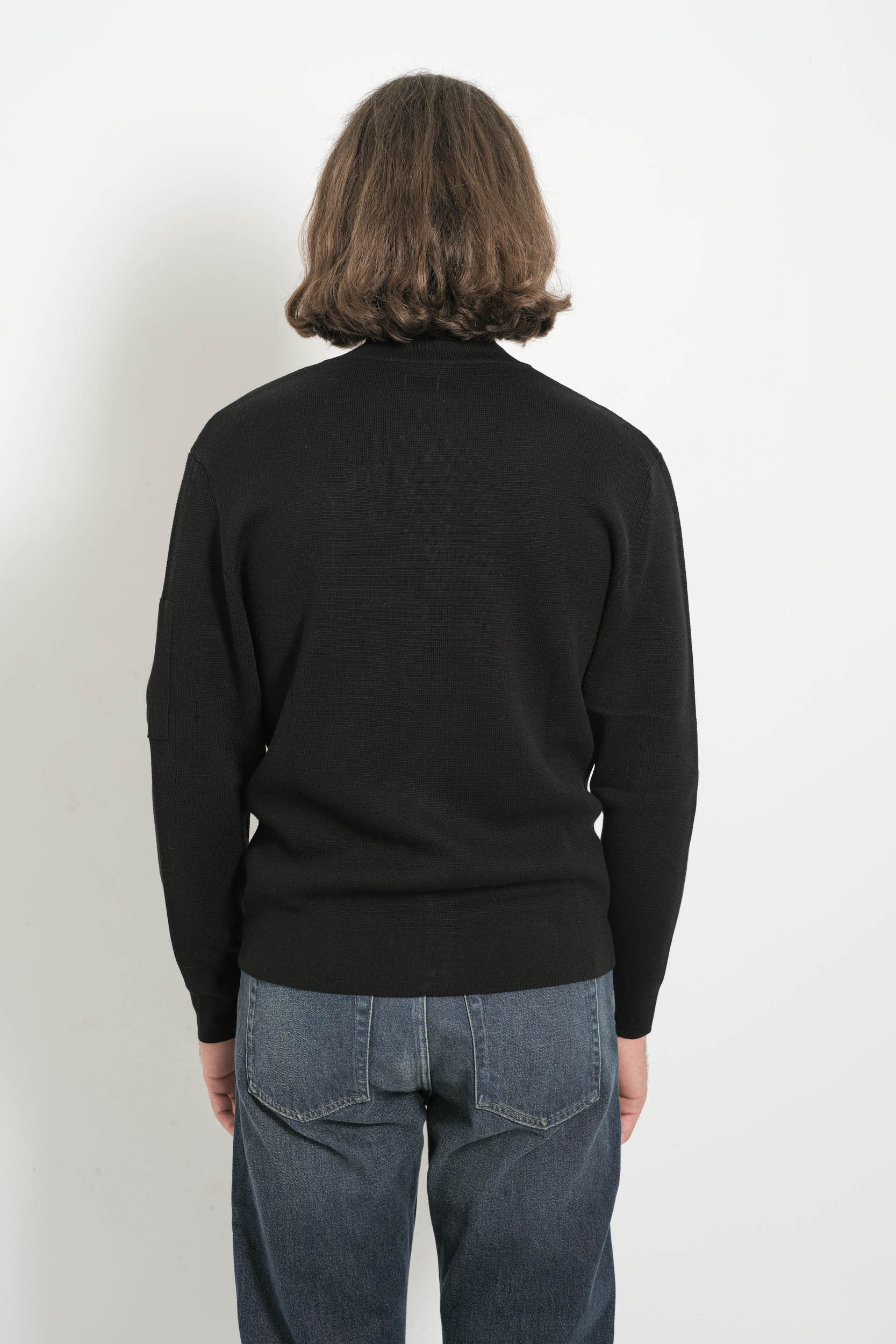  Image du produit PULL ZIPE CP COMPANY NOIR N202A-999 - 7