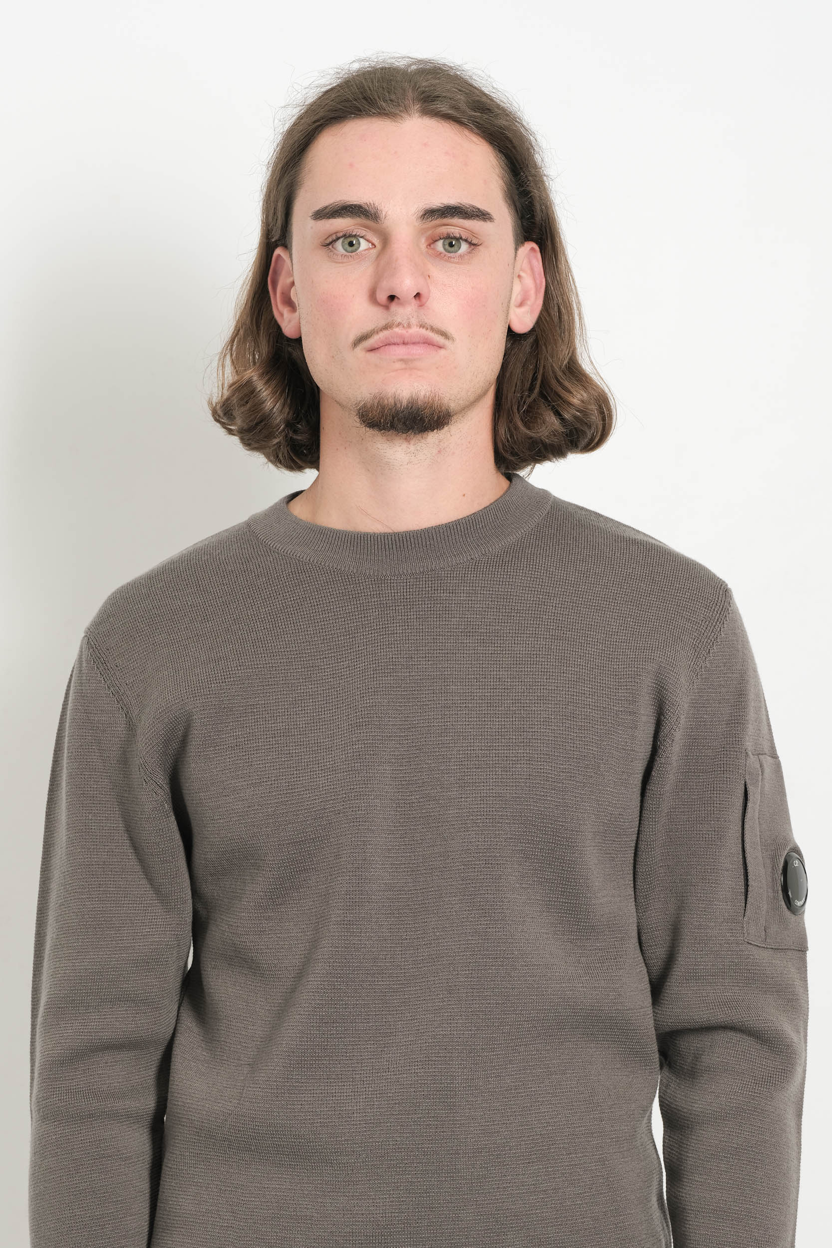  Image du produit PULL CP COMPANY COL ROND GRIS N200A-921 - 5