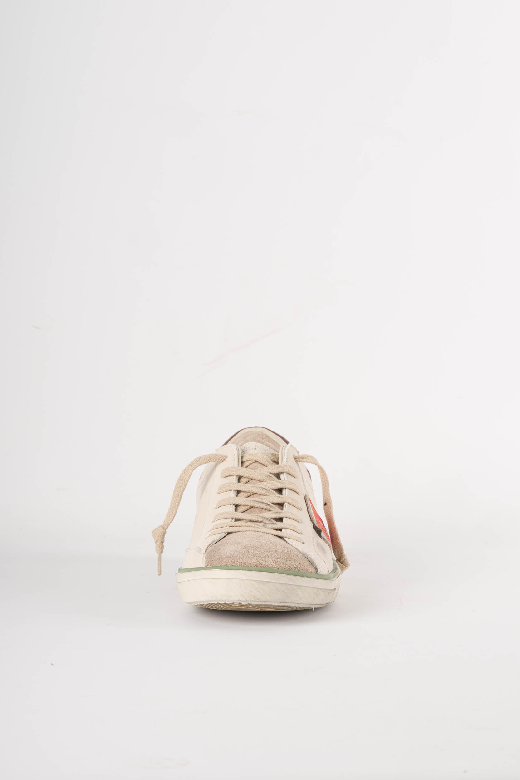  Image du produit PHILIPPE MODEL PARIS BASKET BASSE BLANC ET ORANGE PRLU-VVB3 - 3