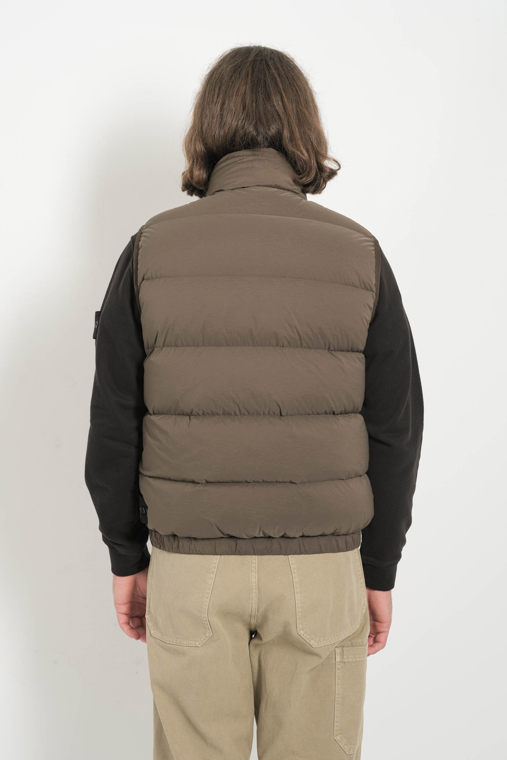  Image du produit DOUDOUNE SANS MANCHE STONE ISLAND KAKI G100007-V0029 - 7
