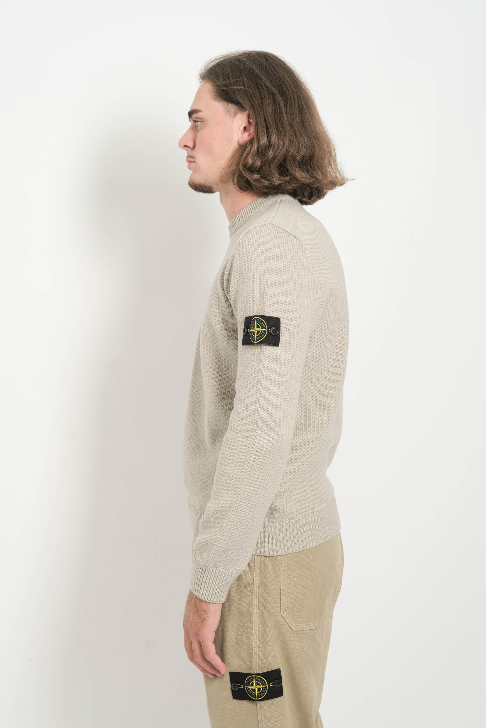  Image du produit PULL STONE ISLAND COTON GRIS 5100049-V0061 - 6