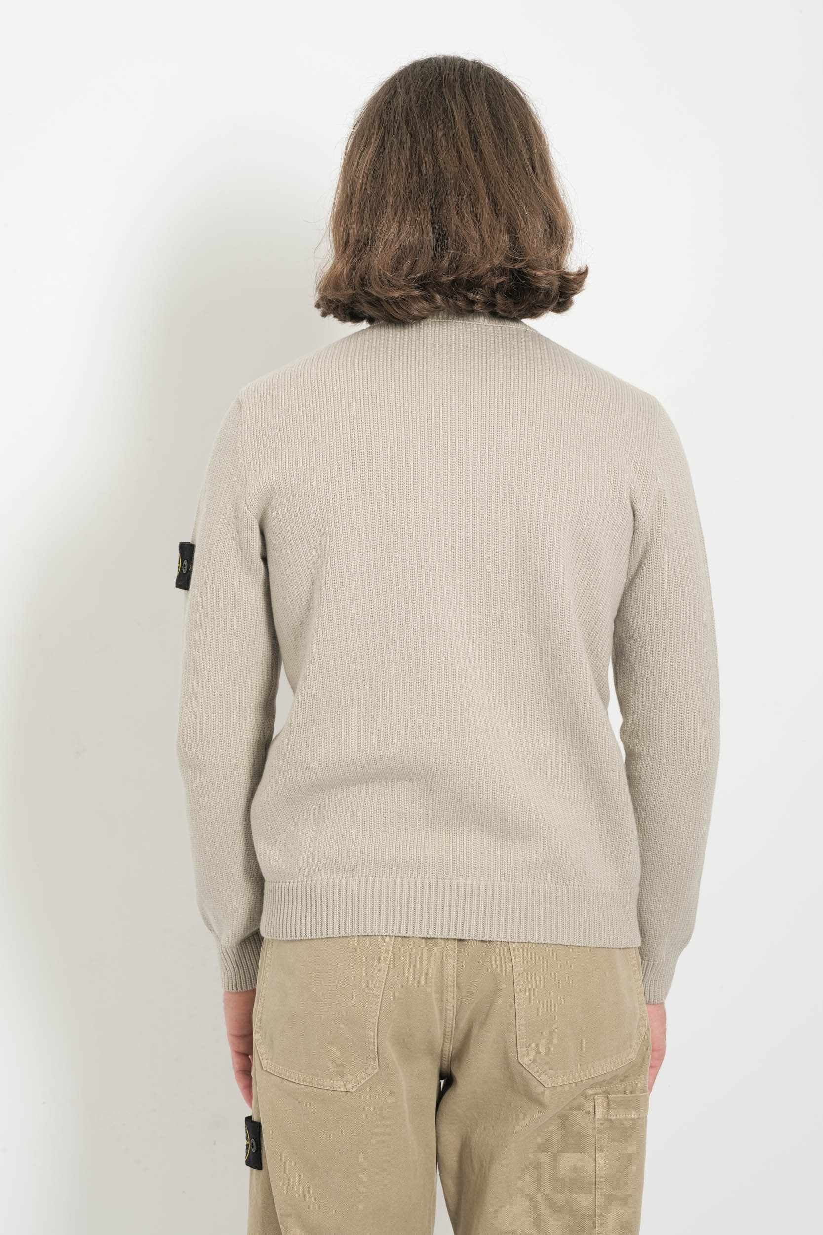 PULL STONE ISLAND COTON GRIS 5100049-V0061