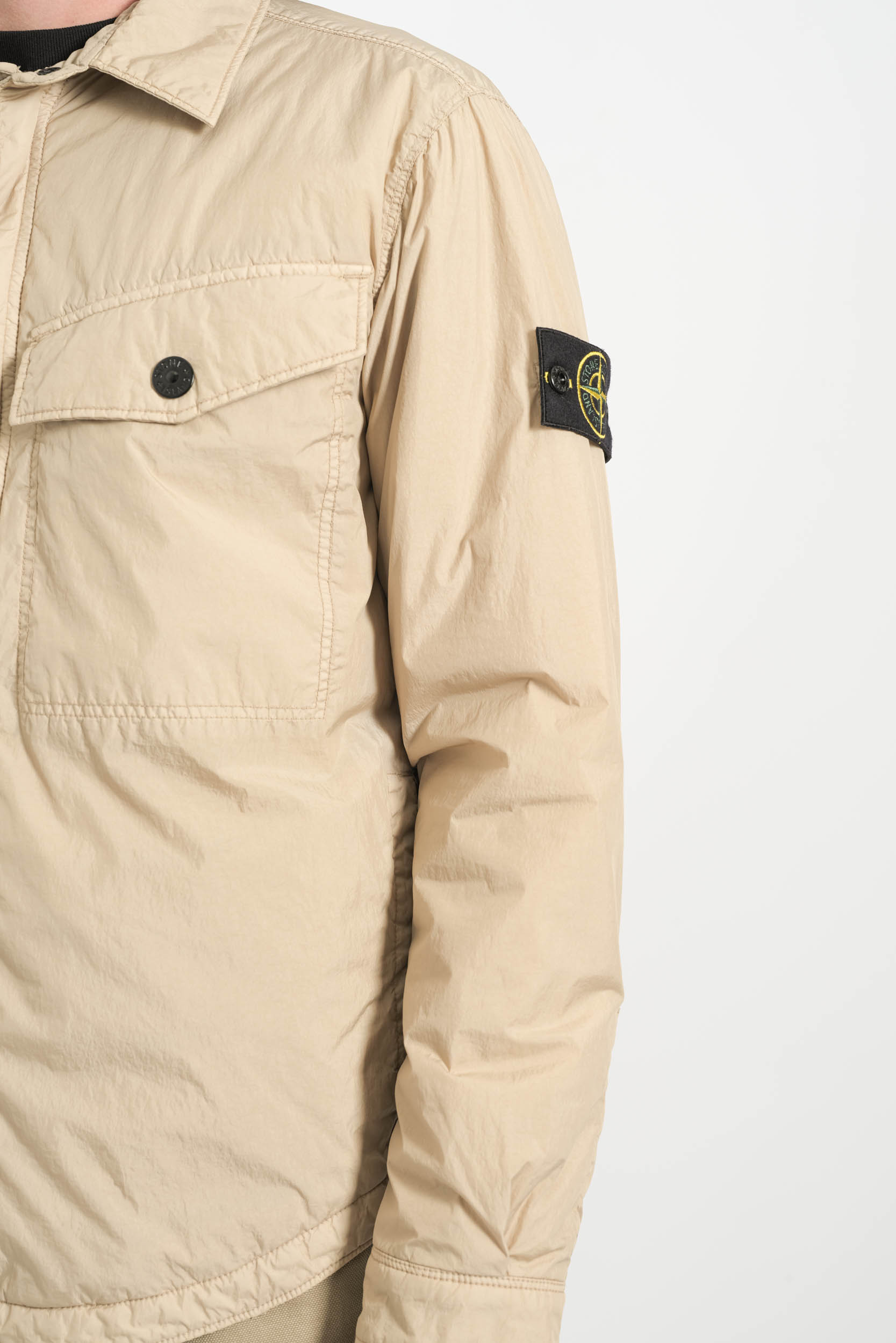 BLOUSON STONE ISLAND EN NYLON BEIGE Q100006-V009A
