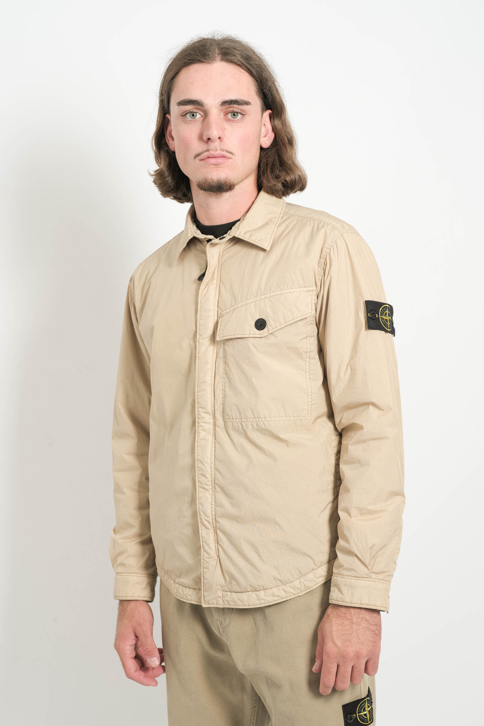 BLOUSON STONE ISLAND EN NYLON BEIGE Q100006-V009A