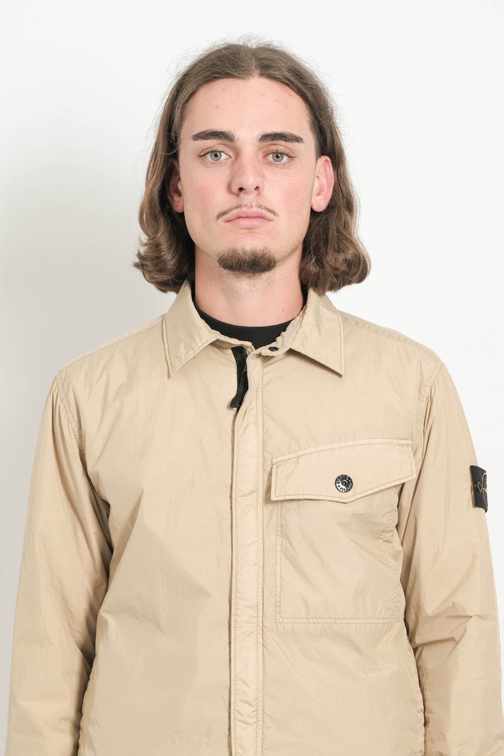 BLOUSON STONE ISLAND EN NYLON BEIGE Q100006-V009A