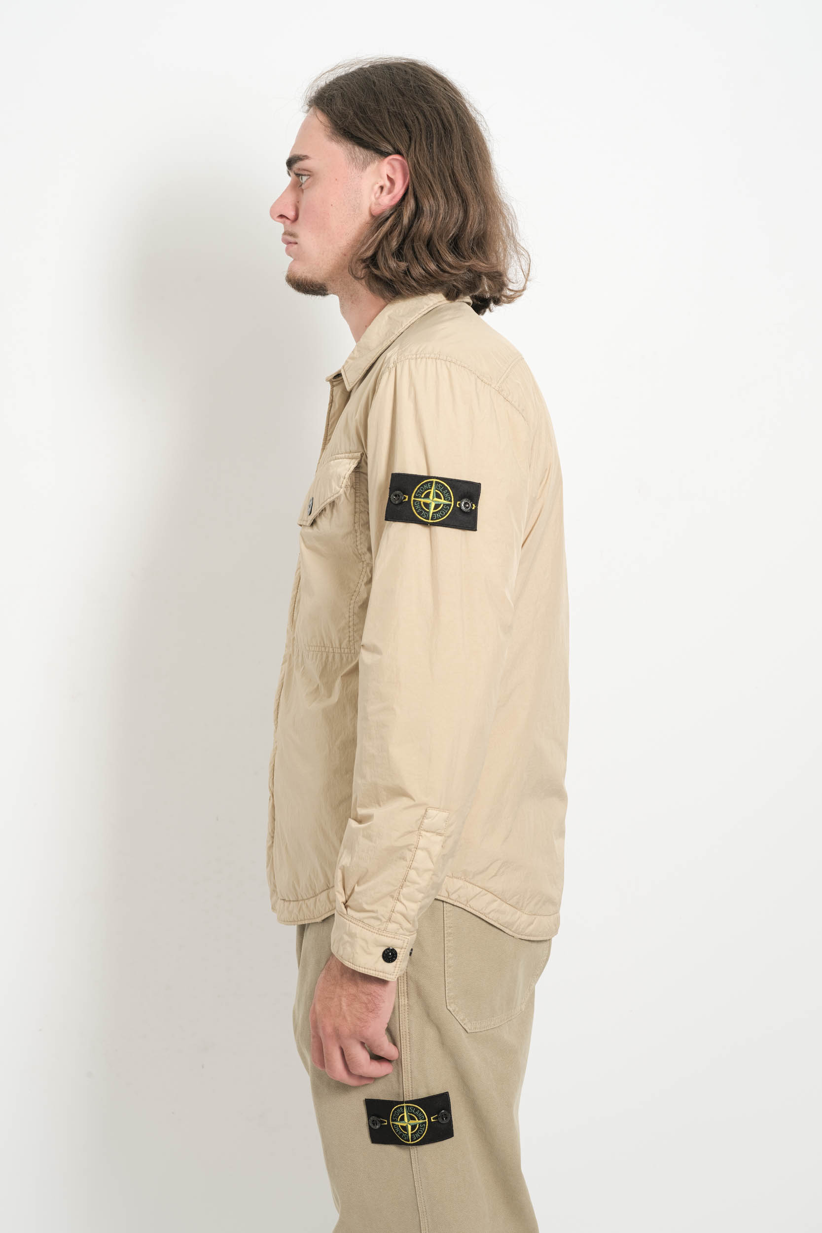 BLOUSON STONE ISLAND EN NYLON BEIGE Q100006-V009A