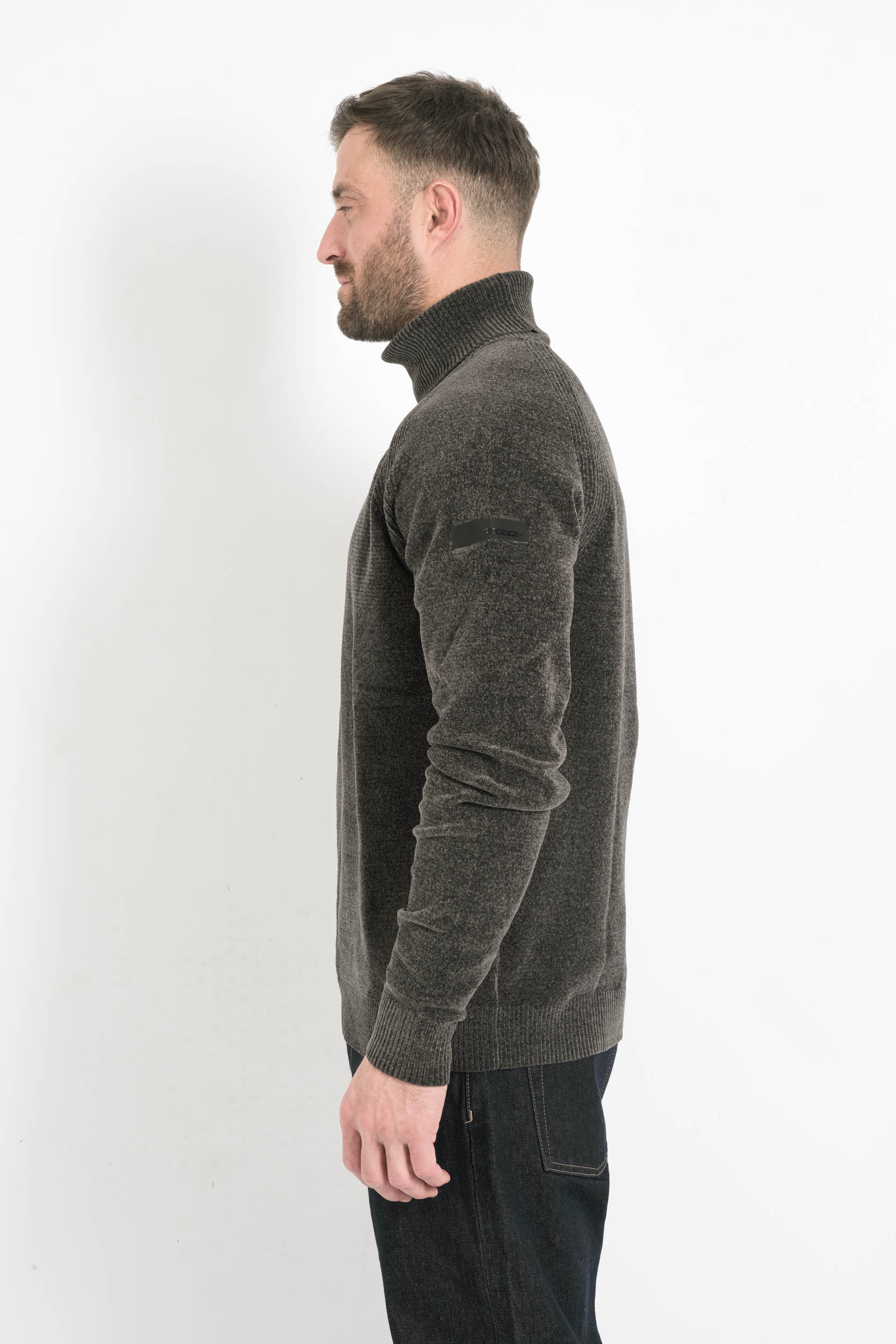  Image du produit PULL RRD COL ROULE ANTHRACITE W25133-20 - 6