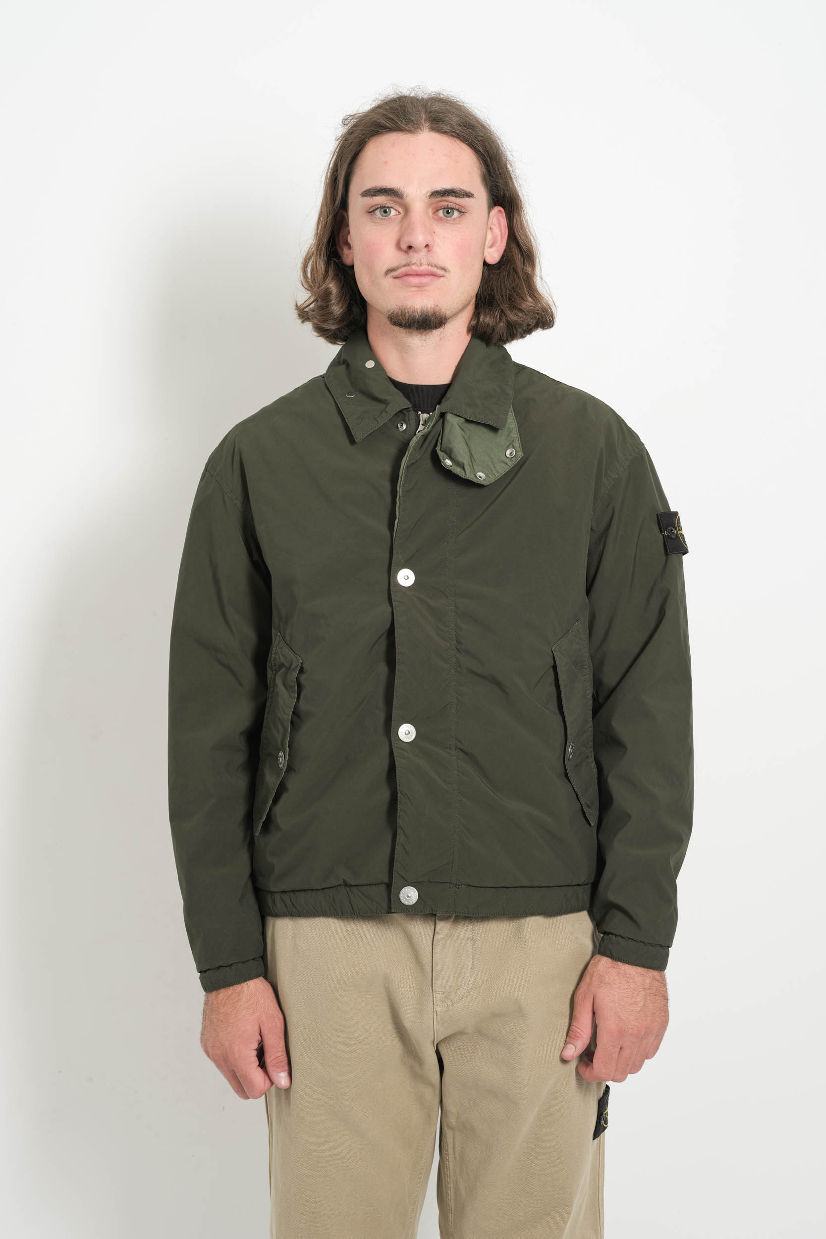 BLOUSON STONE ISLAND VERT Q100015-V005E