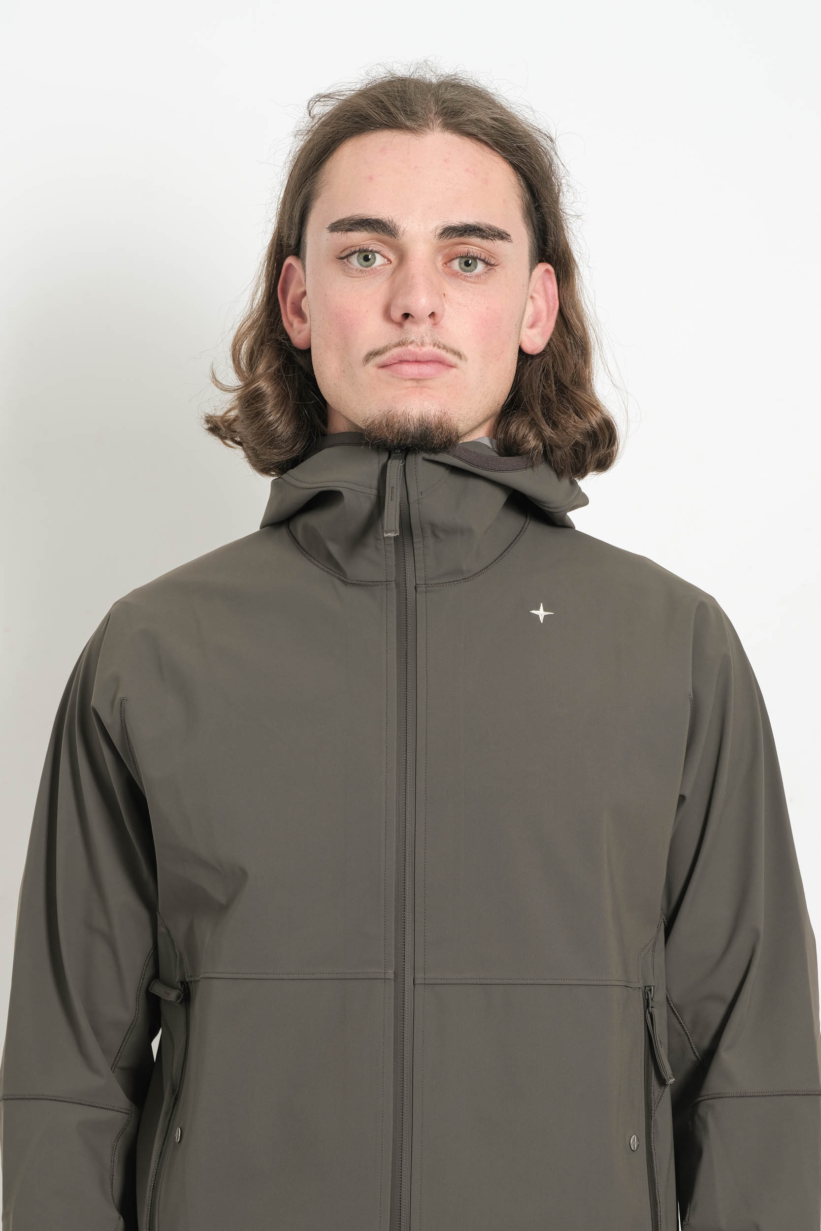 VESTE STONE ISLAND STELINA EN NYLON ANTHRACITE