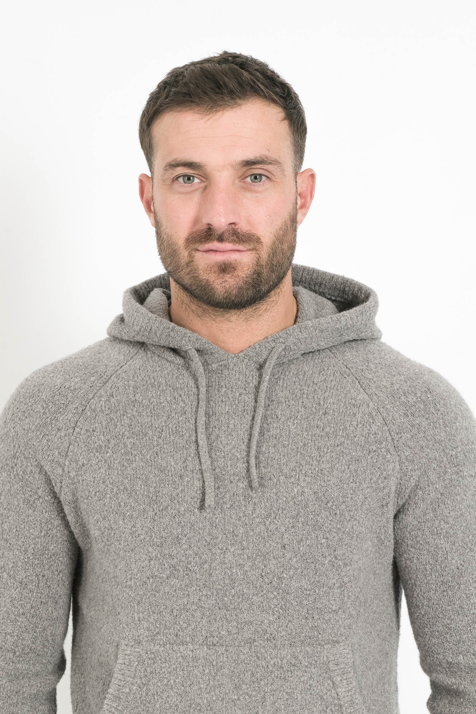  Image du produit PULL A CAPUCHE COTTON WOOLRICH GRIS WOKN2032-185 - 5