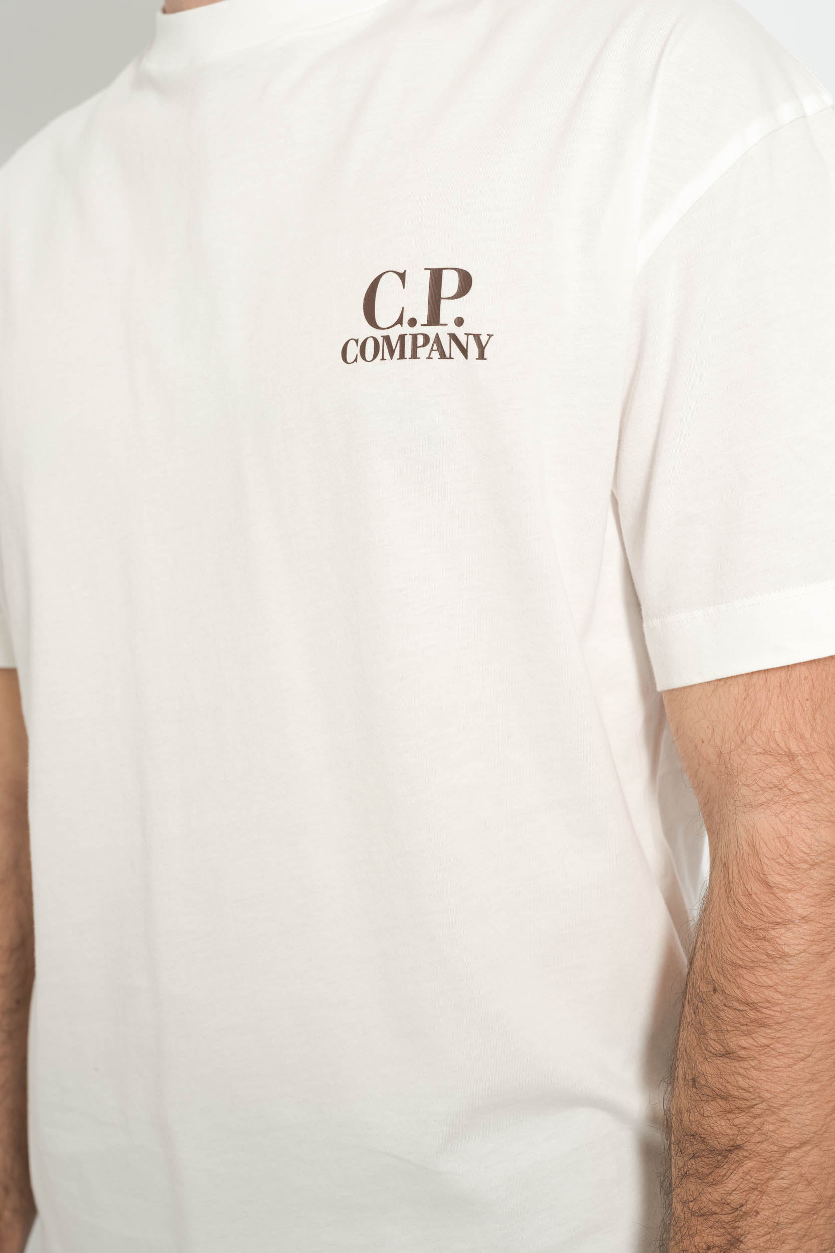 TEE-SHIRT CP COMPANY BLANC S103A-103