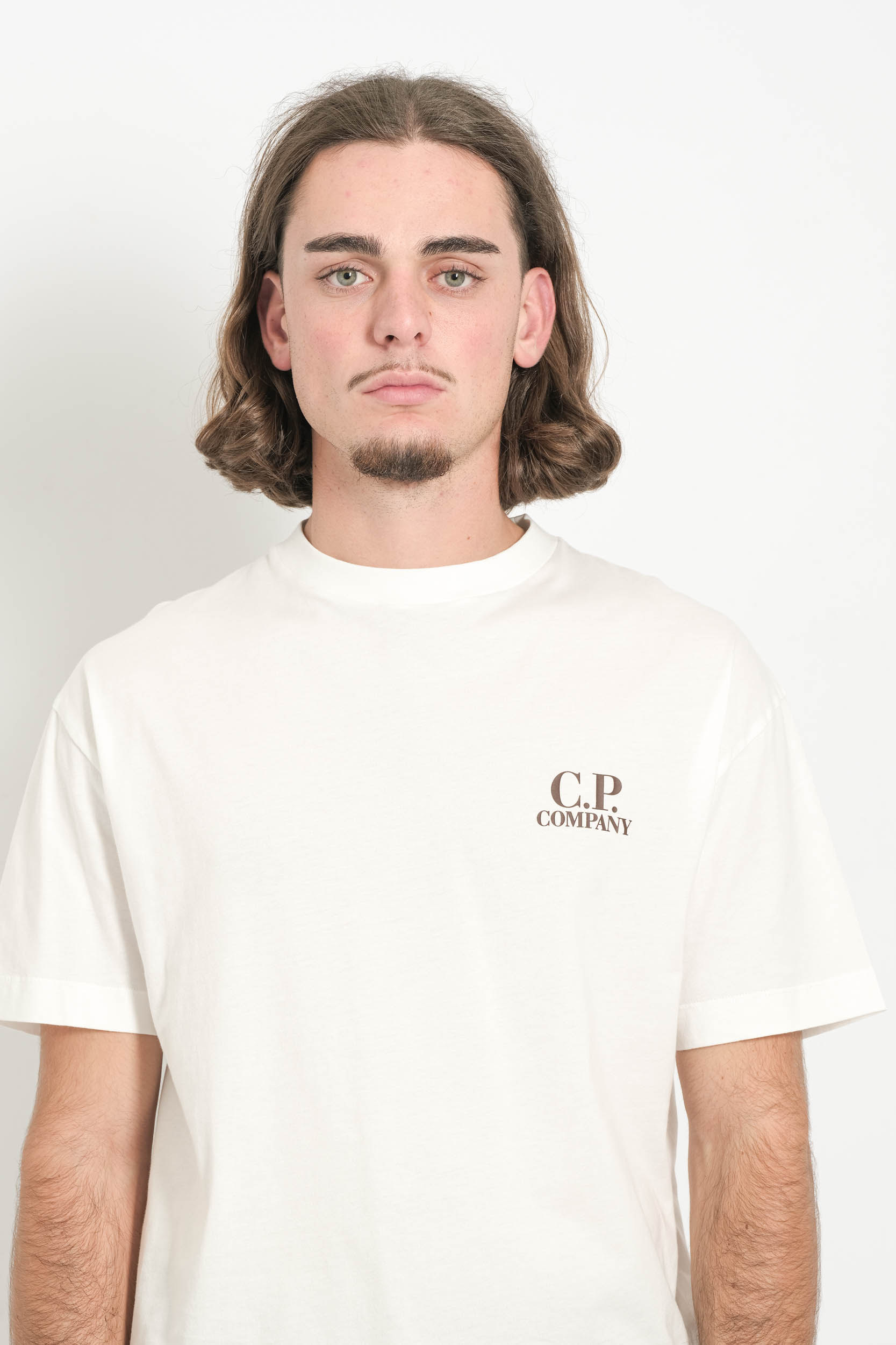 TEE-SHIRT CP COMPANY BLANC S103A-103