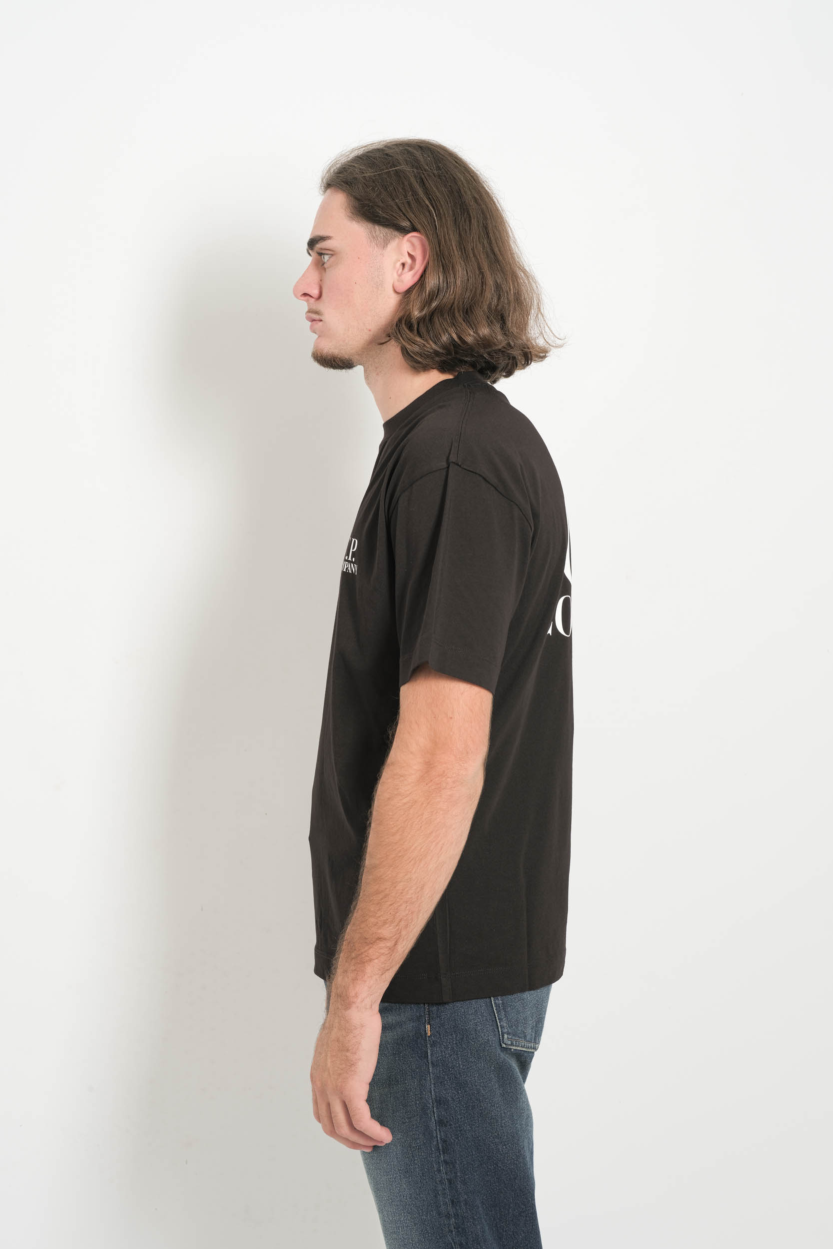 TEE-SHIRT CP COMPANY NOIR S103A-999