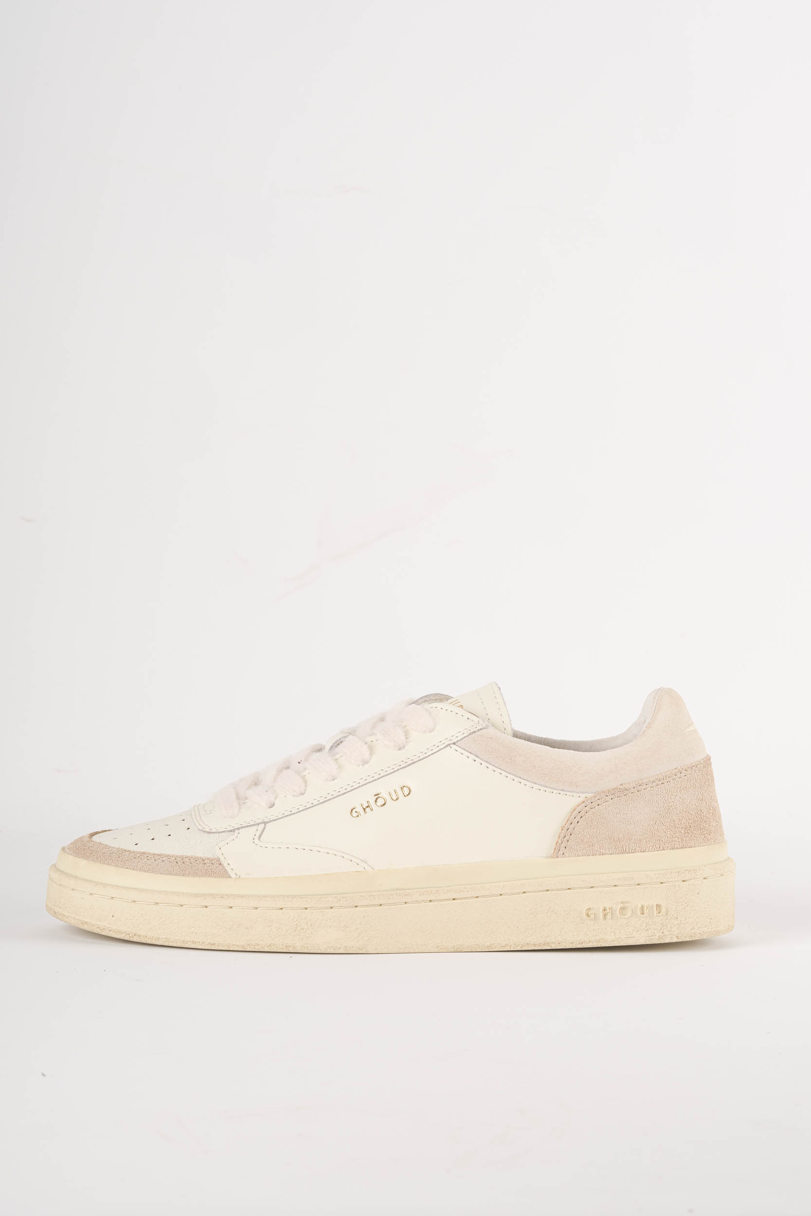 GHOUD BASKET BASSE BLANC/CREME PBLM-AR09