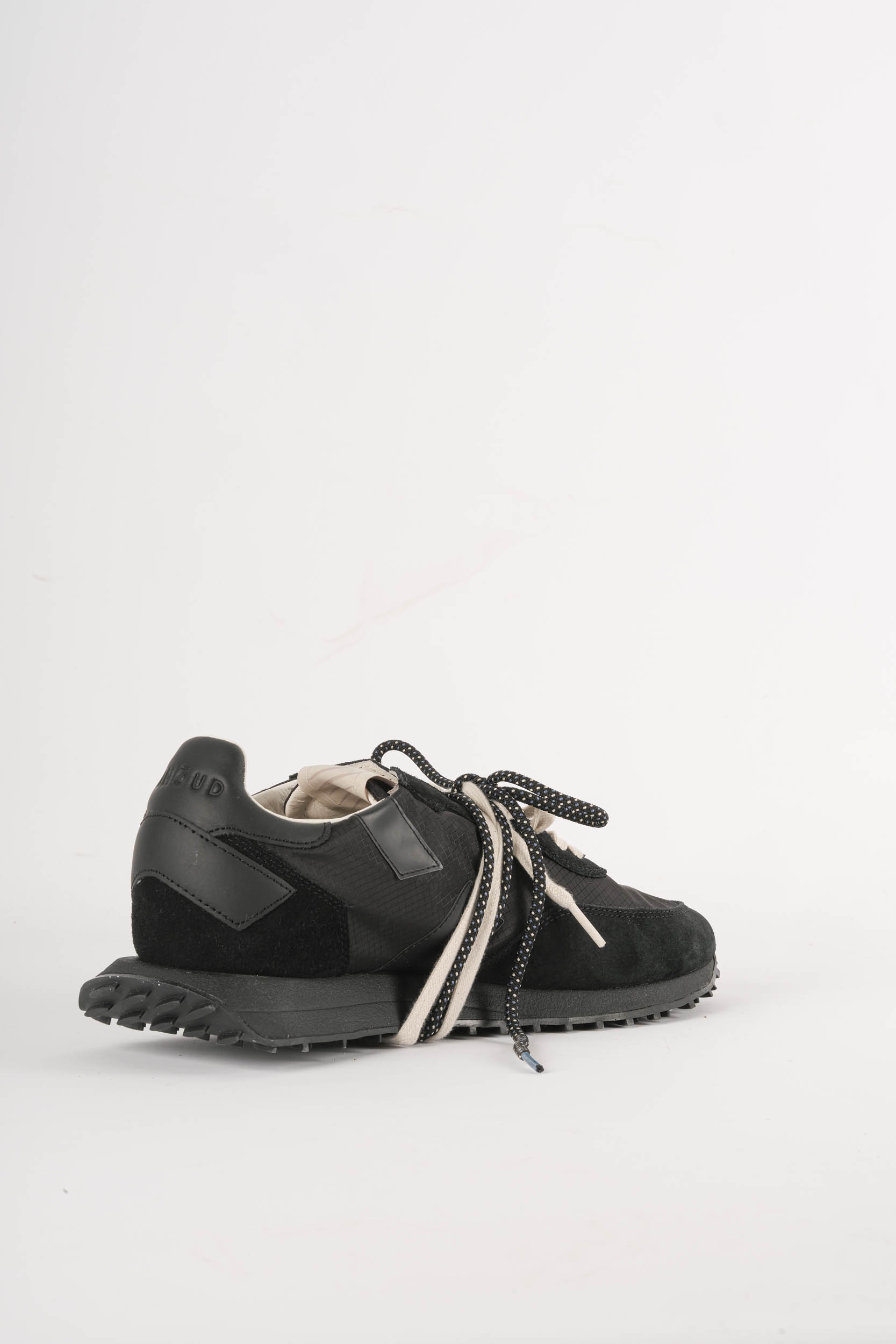  Image du produit GHOUDBASKET NOIR DOUBLE LACETS ROLM-RS02 - 5