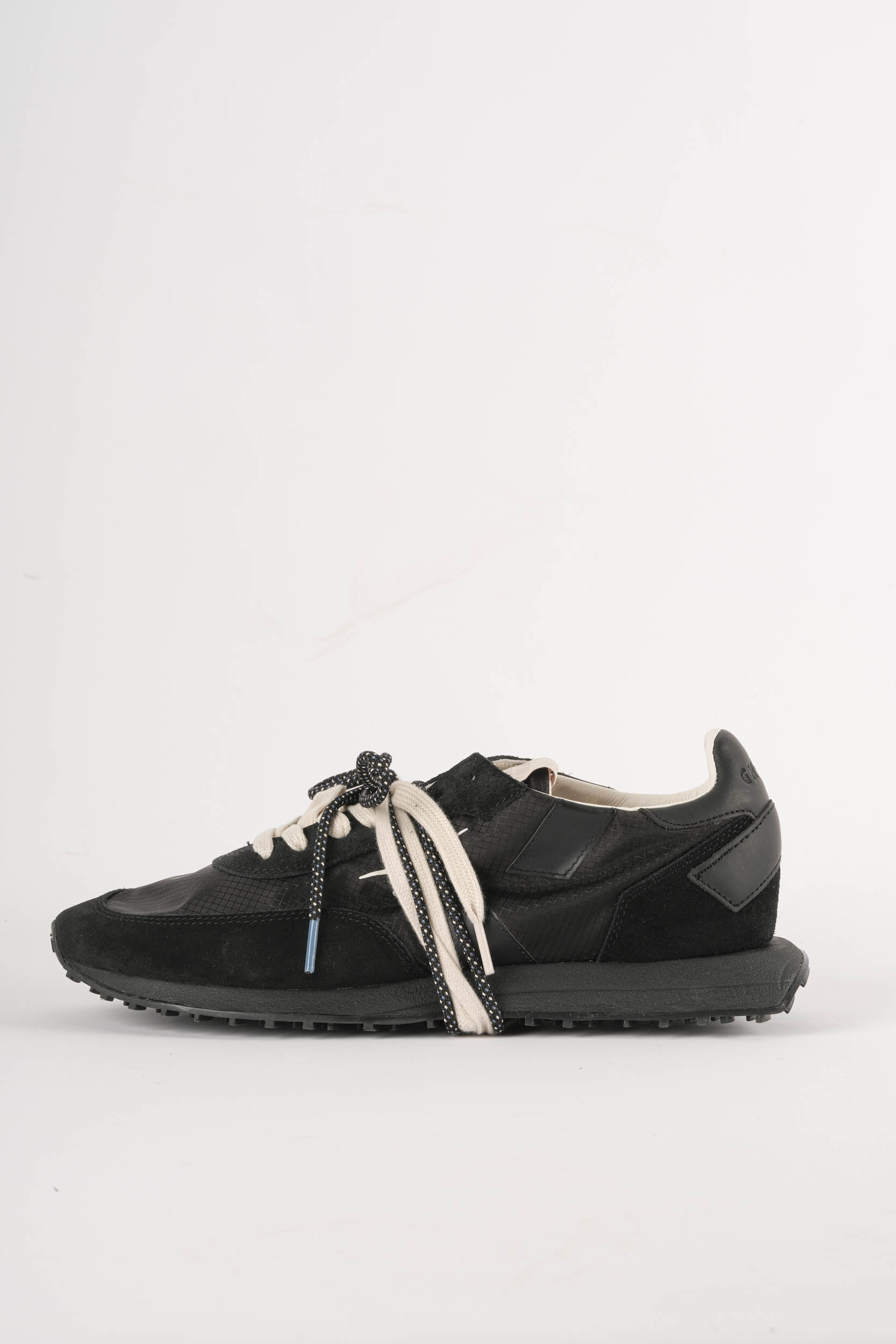 GHOUDBASKET NOIR DOUBLE LACETS ROLM-RS02