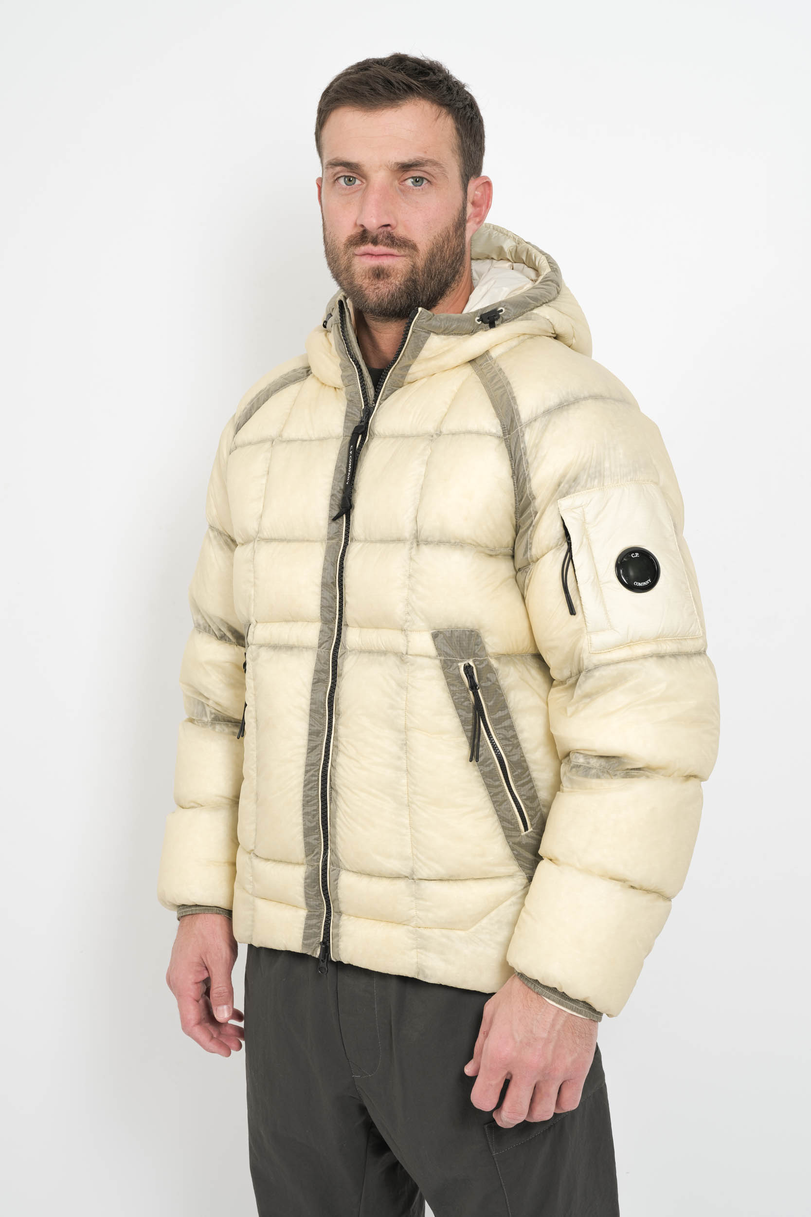 DOUDOUNE CP COMPANY CREME W702A-402