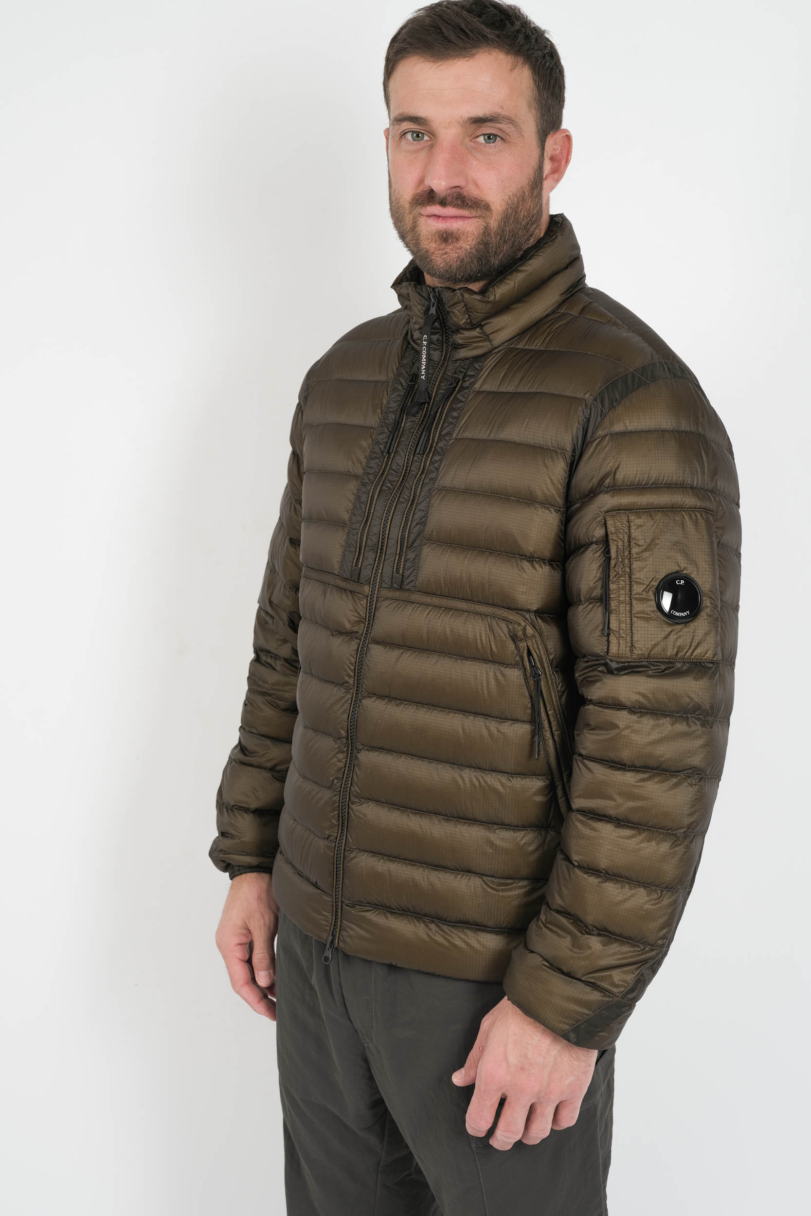 DOUDOUNE C.P COMPANY SANS CAPUCHE KAKI W030A-683