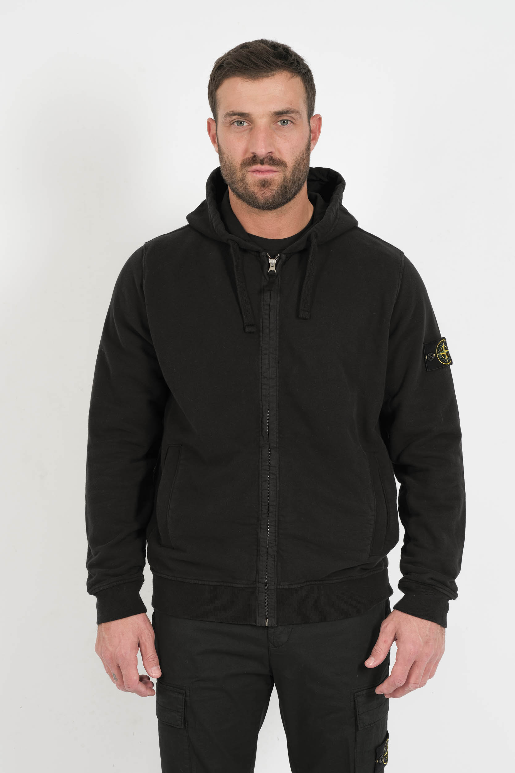 VESTE A CAPUCHE ZIPE STONE ISLAND 6100067-V0029