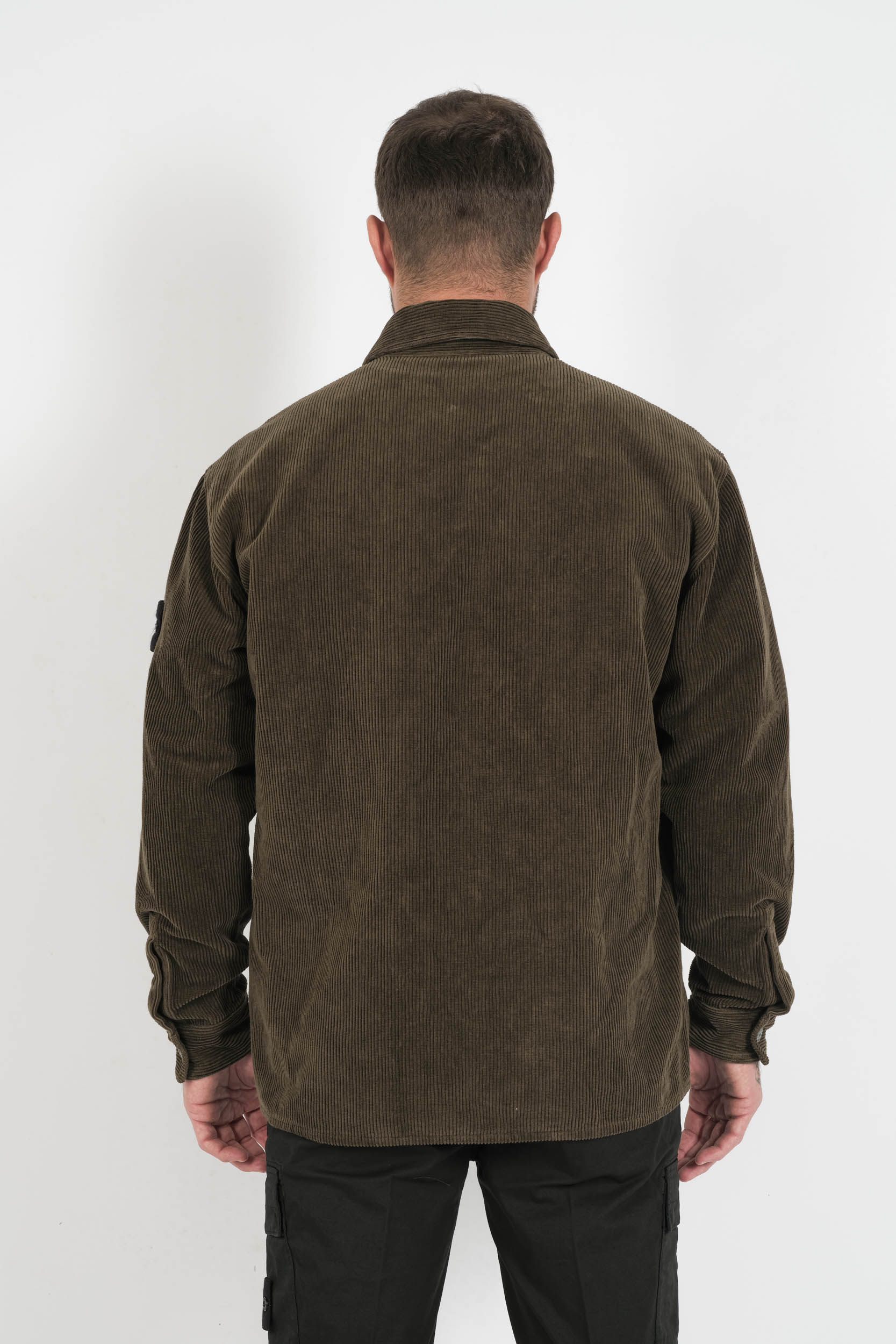  Image du produit SUR-CHEMISE STONE ISLAND VELOUR KAKI 1200012-V0054 - 7