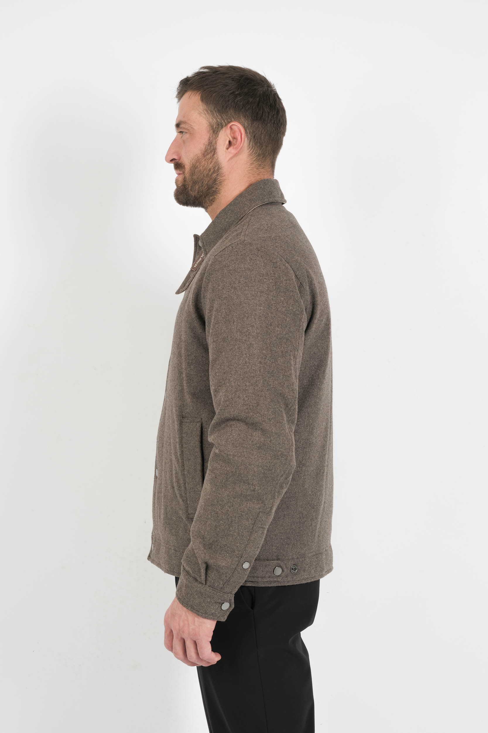 SUR-CHEMISE WOOLRICH MATELASEE BEIGE CHINE WOS2019-7425