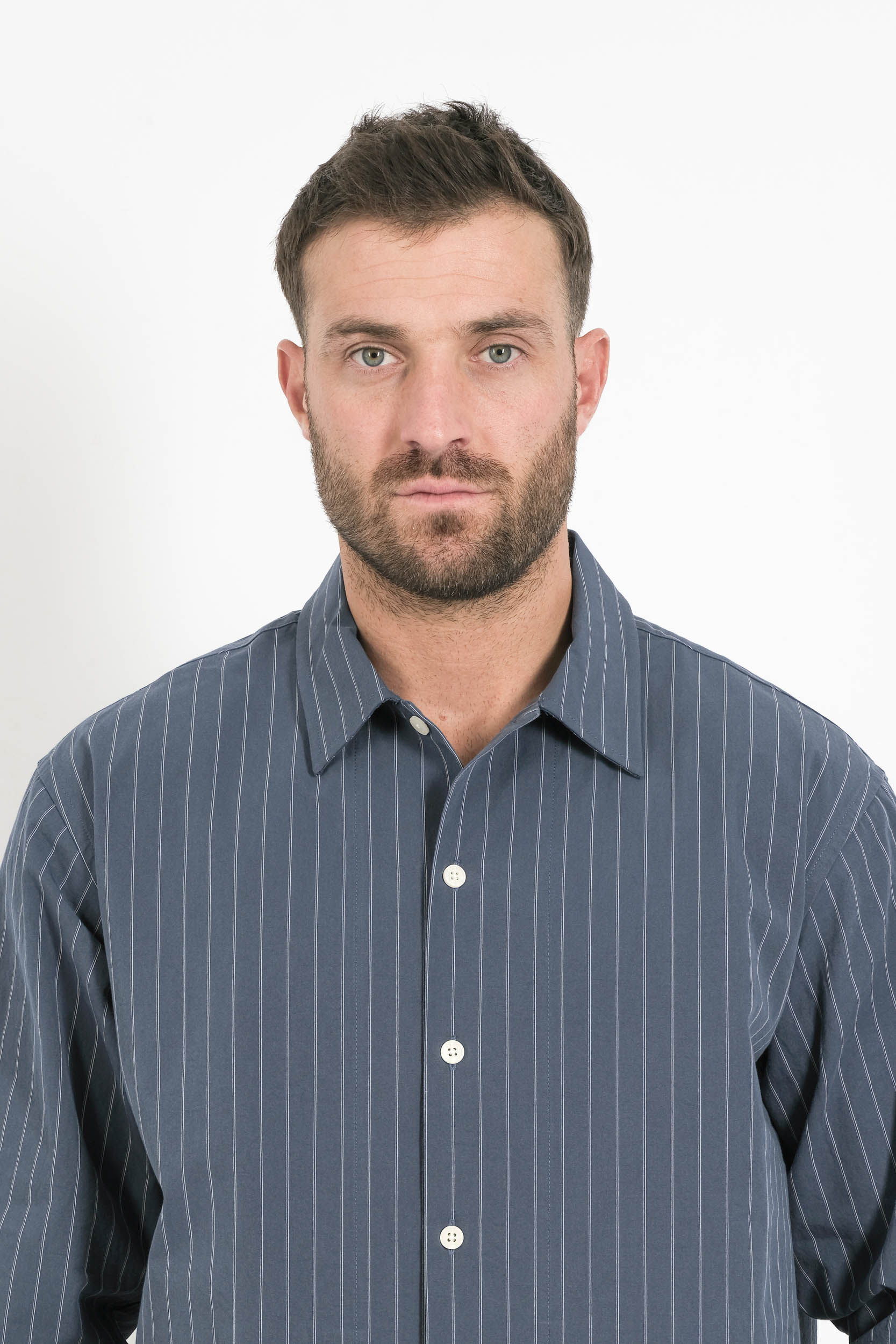 CHEMISE RAYEE NN.07 BLEU REED-720