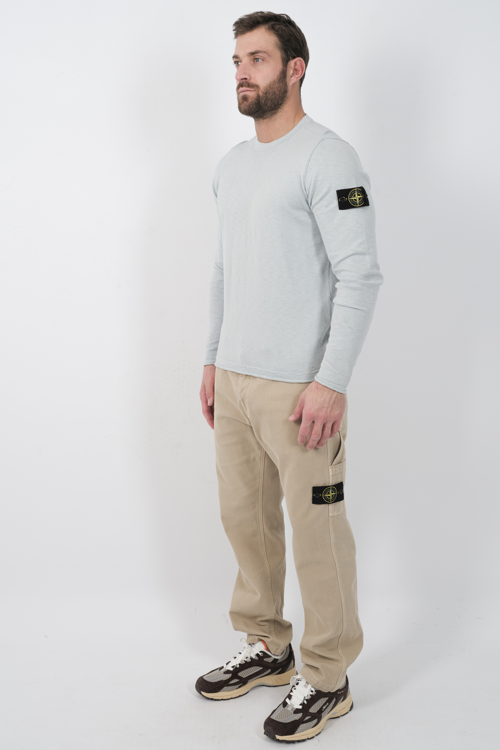  Image du produit PULL STONE ISLAND BLEU CIEL 5100052-V0041 - 3