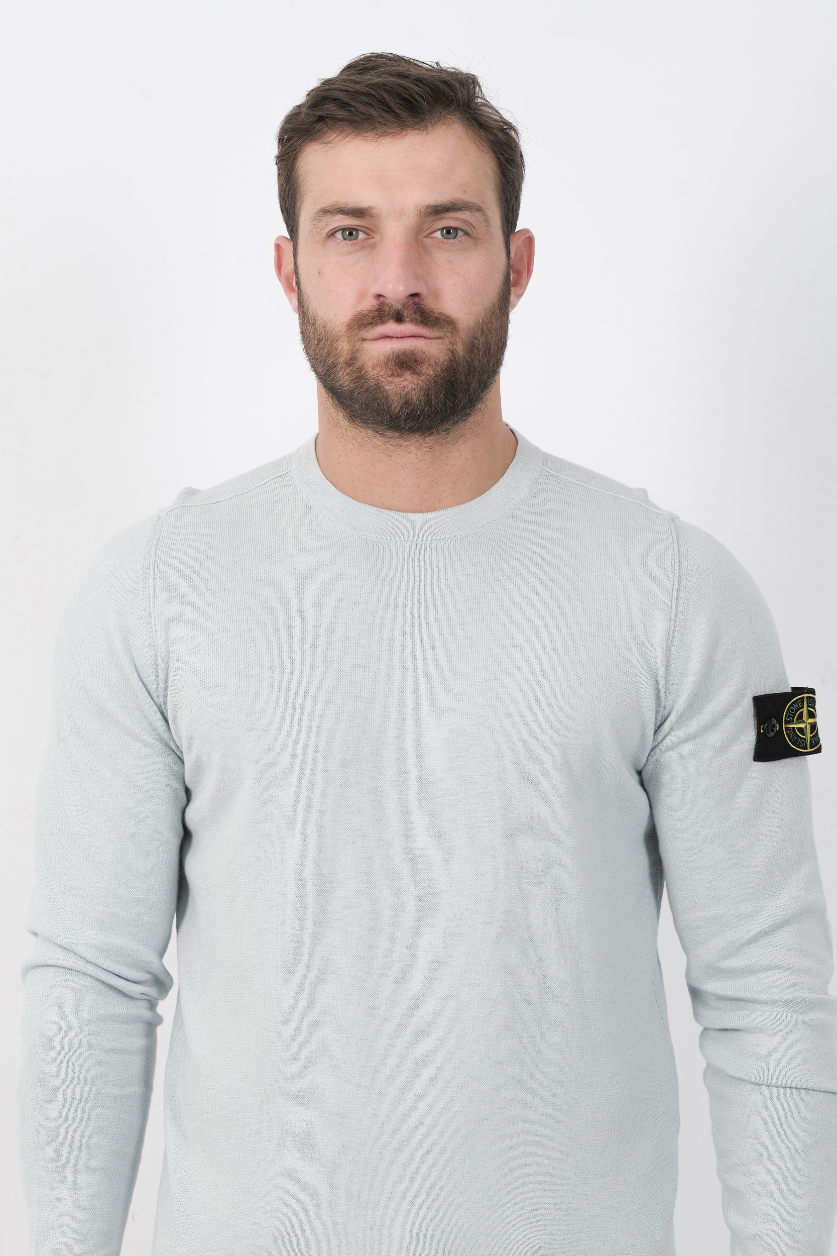  Image du produit PULL STONE ISLAND BLEU CIEL 5100052-V0041 - 4