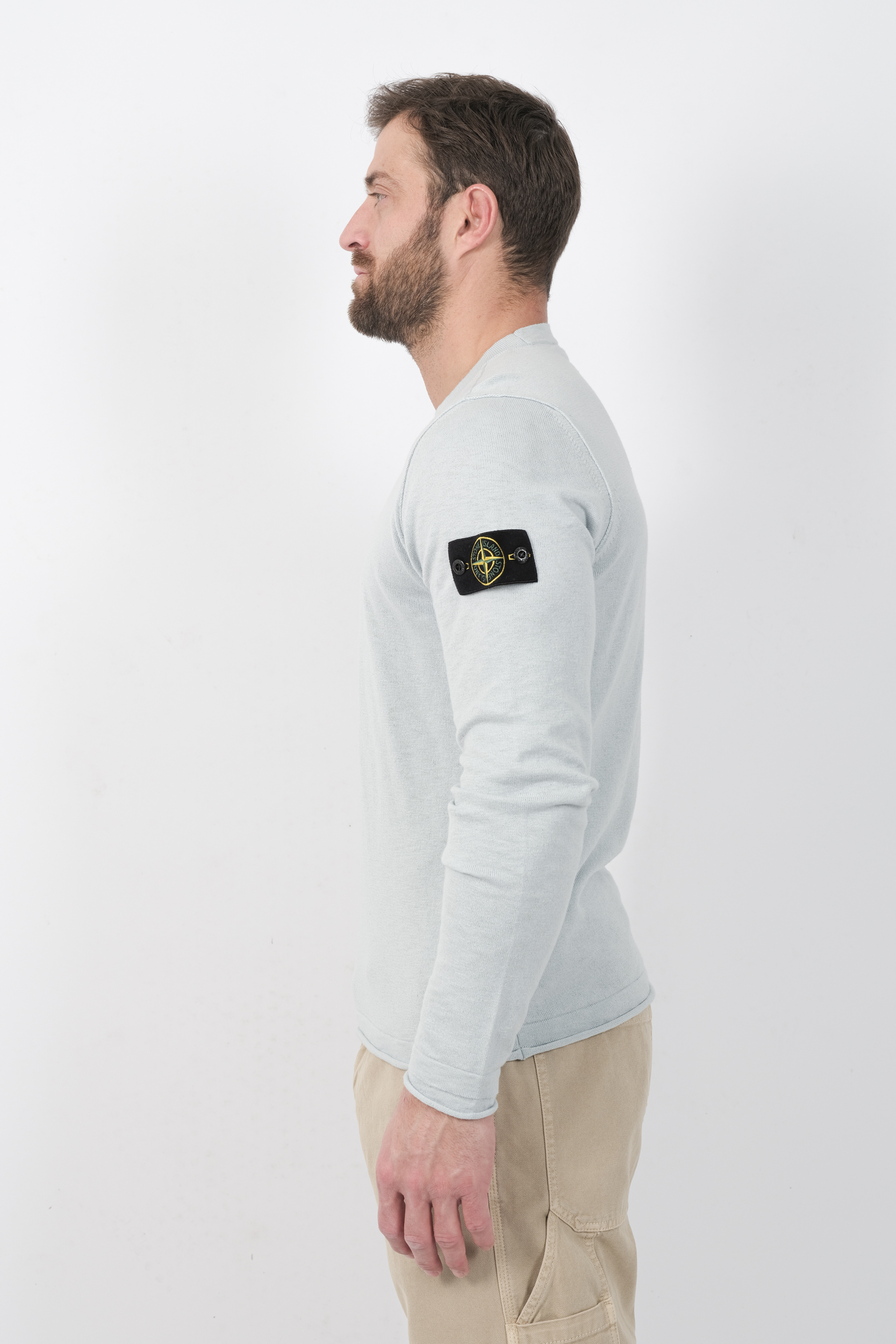 PULL STONE ISLAND BLEU CIEL 5100052-V0041