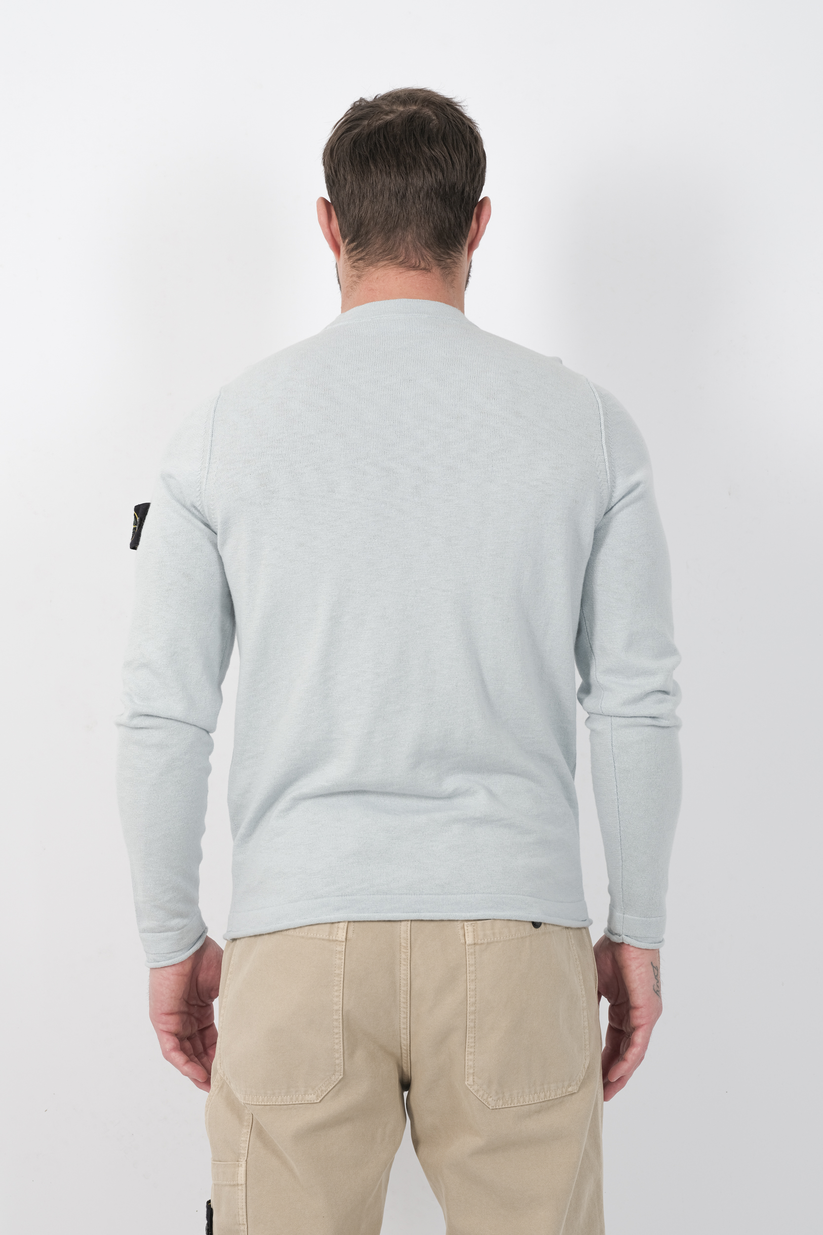  Image du produit PULL STONE ISLAND BLEU CIEL 5100052-V0041 - 6