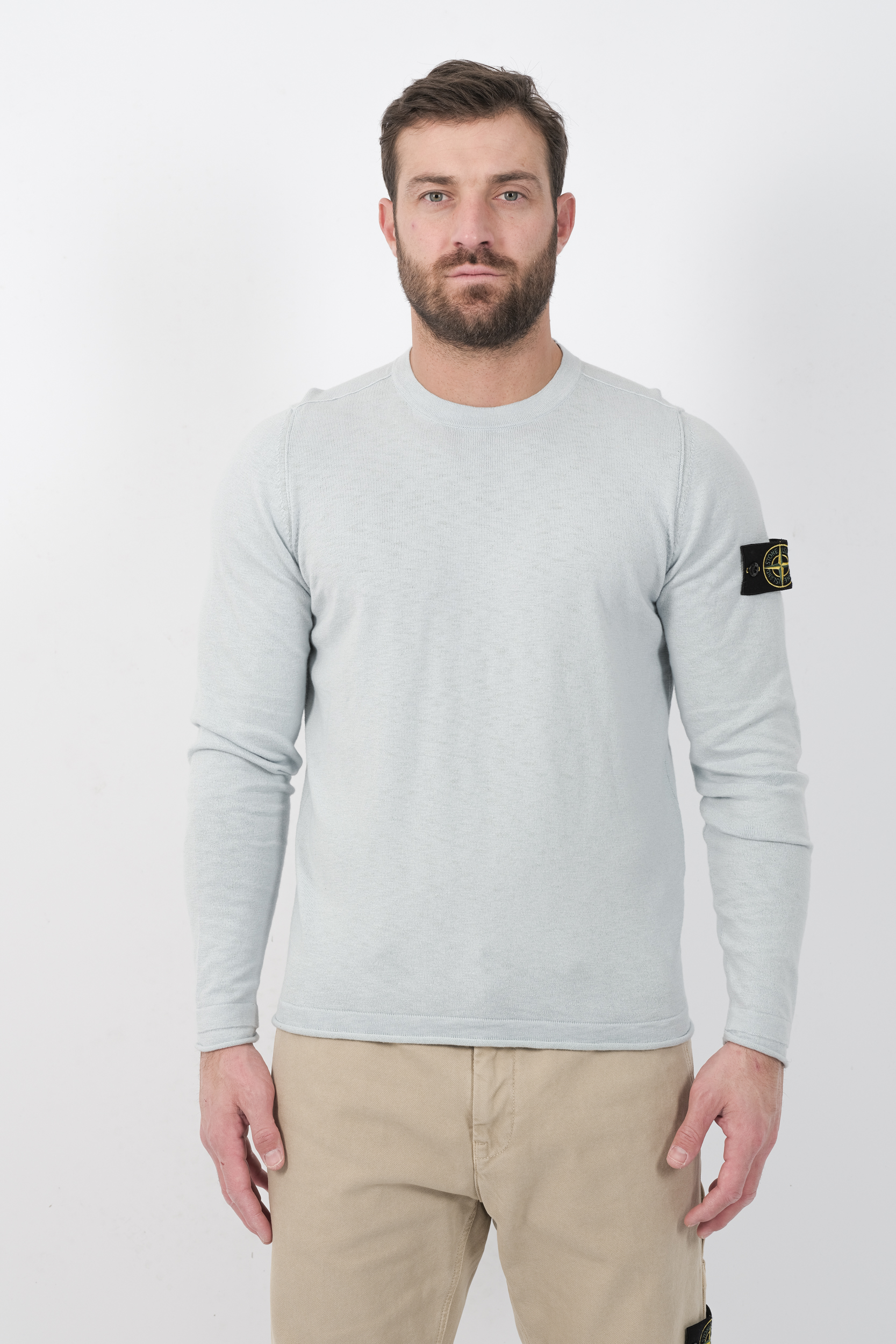 PULL STONE ISLAND BLEU CIEL 5100052-V0041