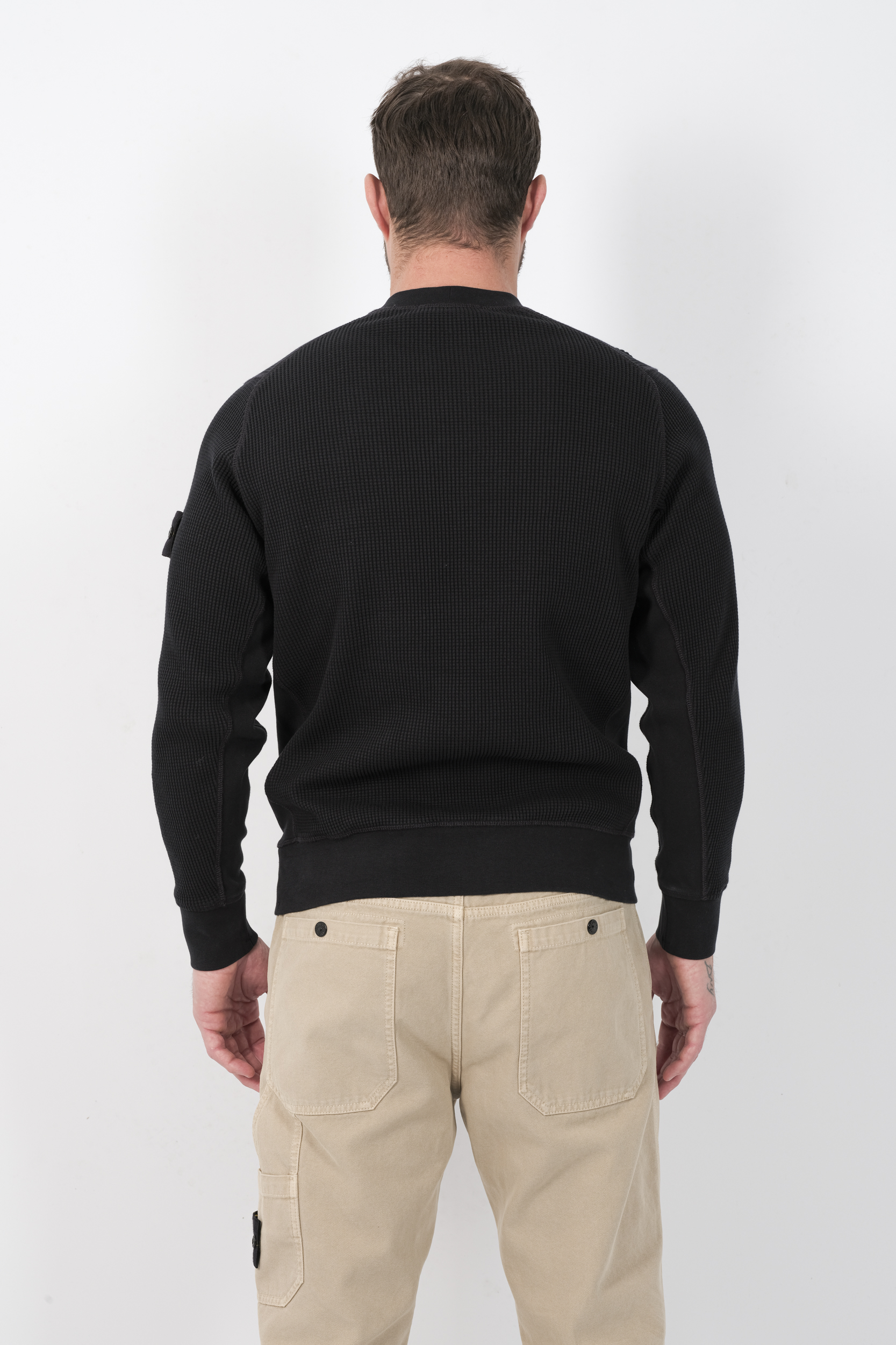 PULL STONE ISLAND NOIR 6100011-V0029