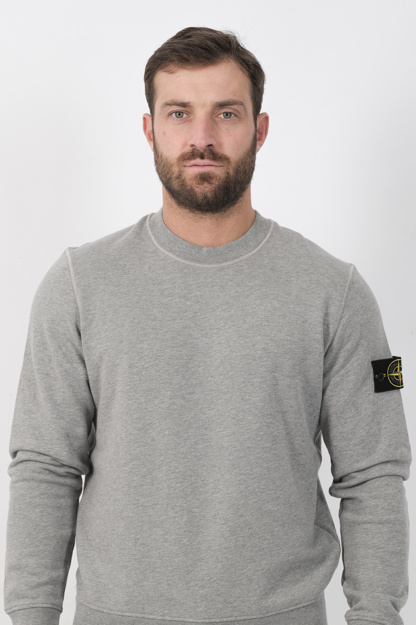  Image du produit SWEAT STONE ISLAND GRIS 6100060-V0M64 - 4