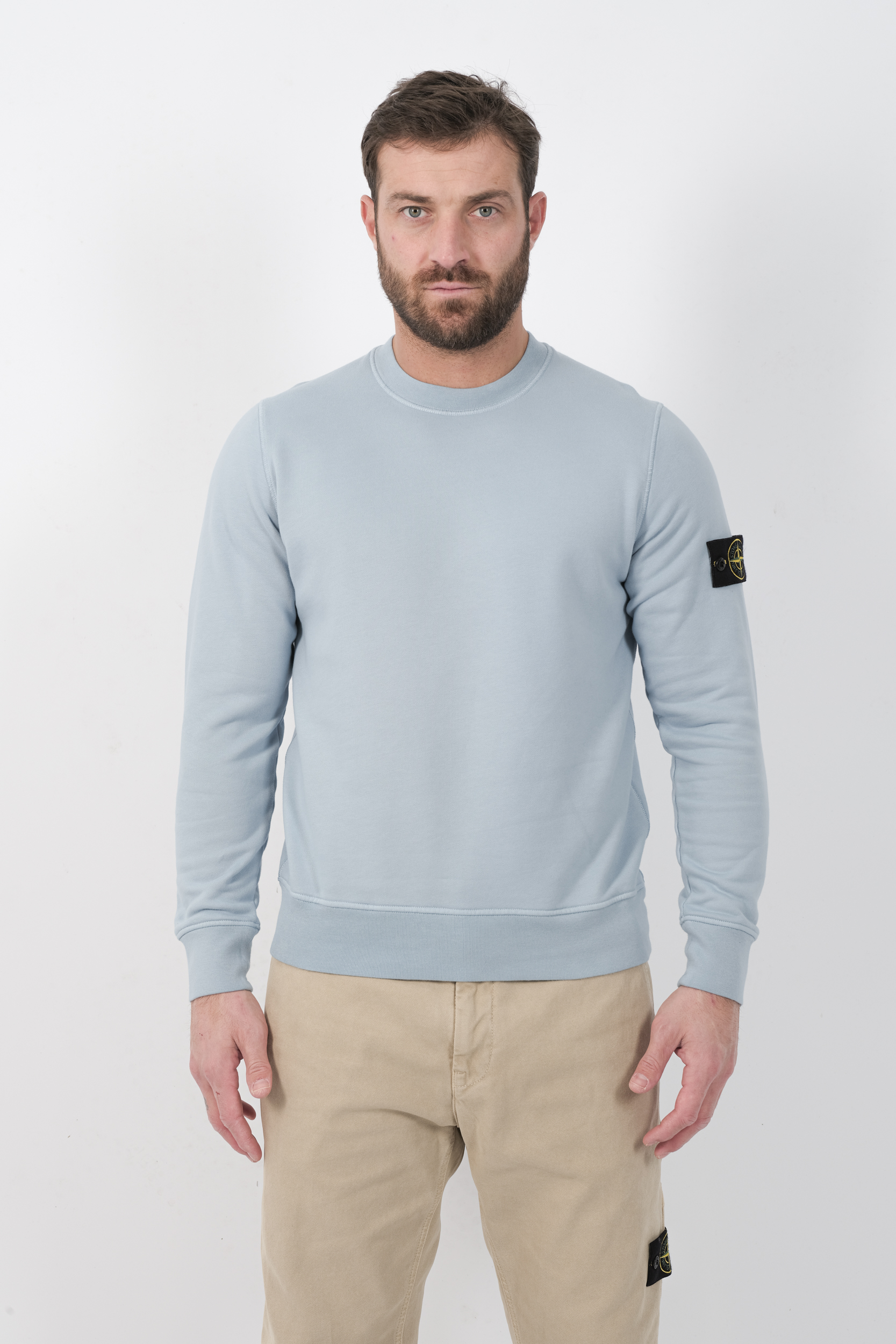  Image du produit SWEAT STONE ISLAND BLEU CIEL 6100060-V004A - 2
