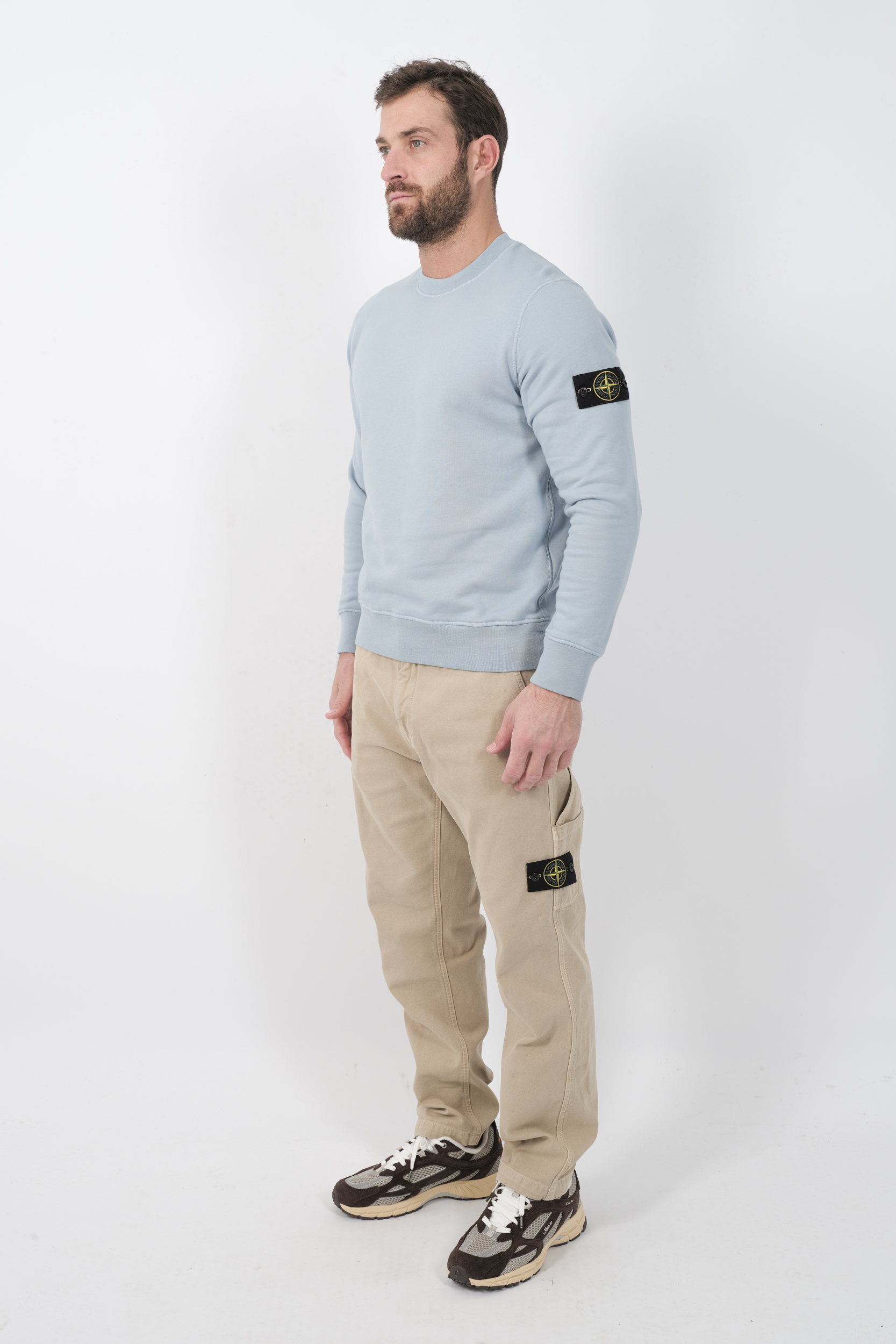  Image du produit SWEAT STONE ISLAND BLEU CIEL 6100060-V004A - 3