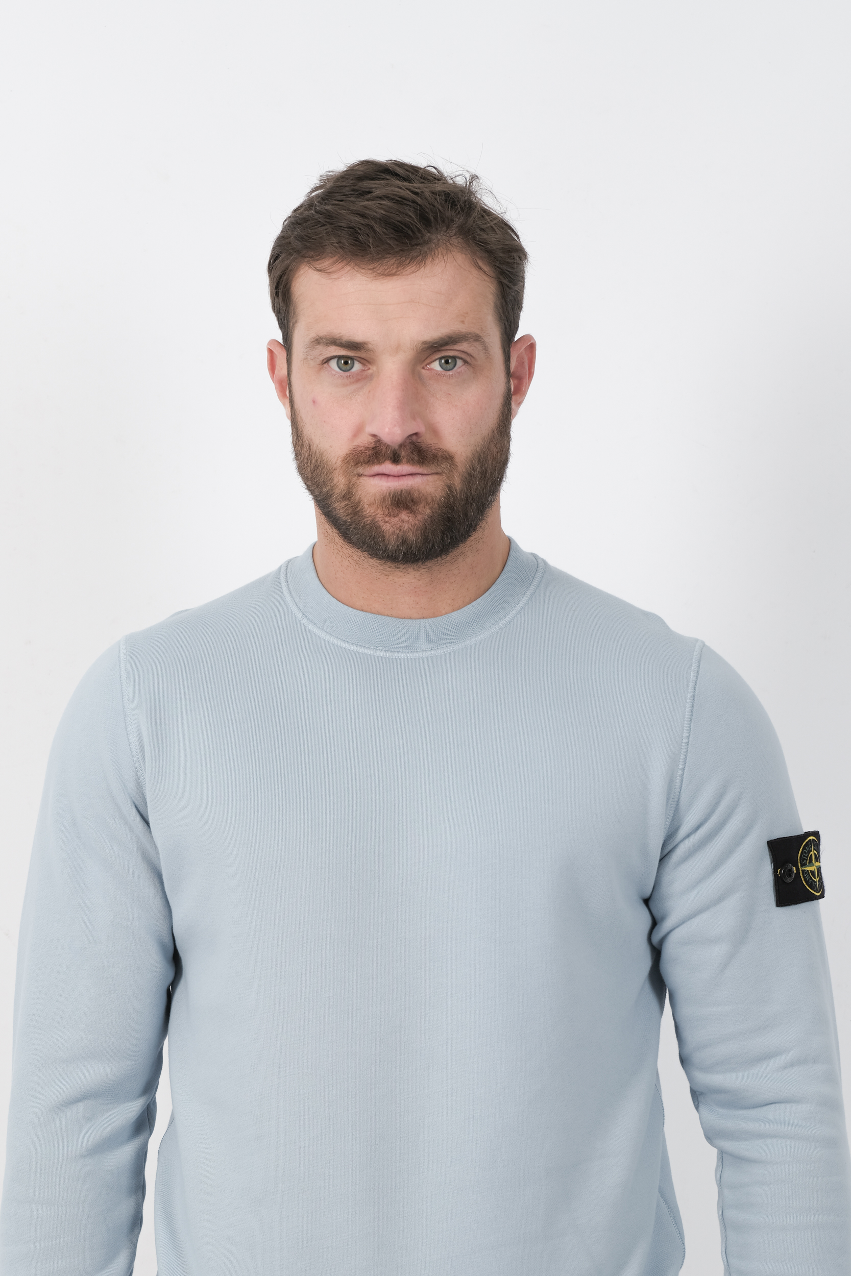  Image du produit SWEAT STONE ISLAND BLEU CIEL 6100060-V004A - 4