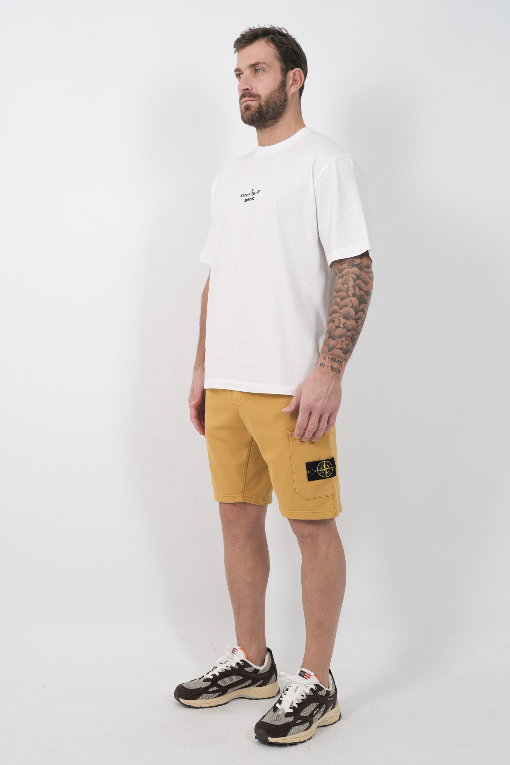 SHORT STONE ISLAND SAFRAN 6200011-V0034