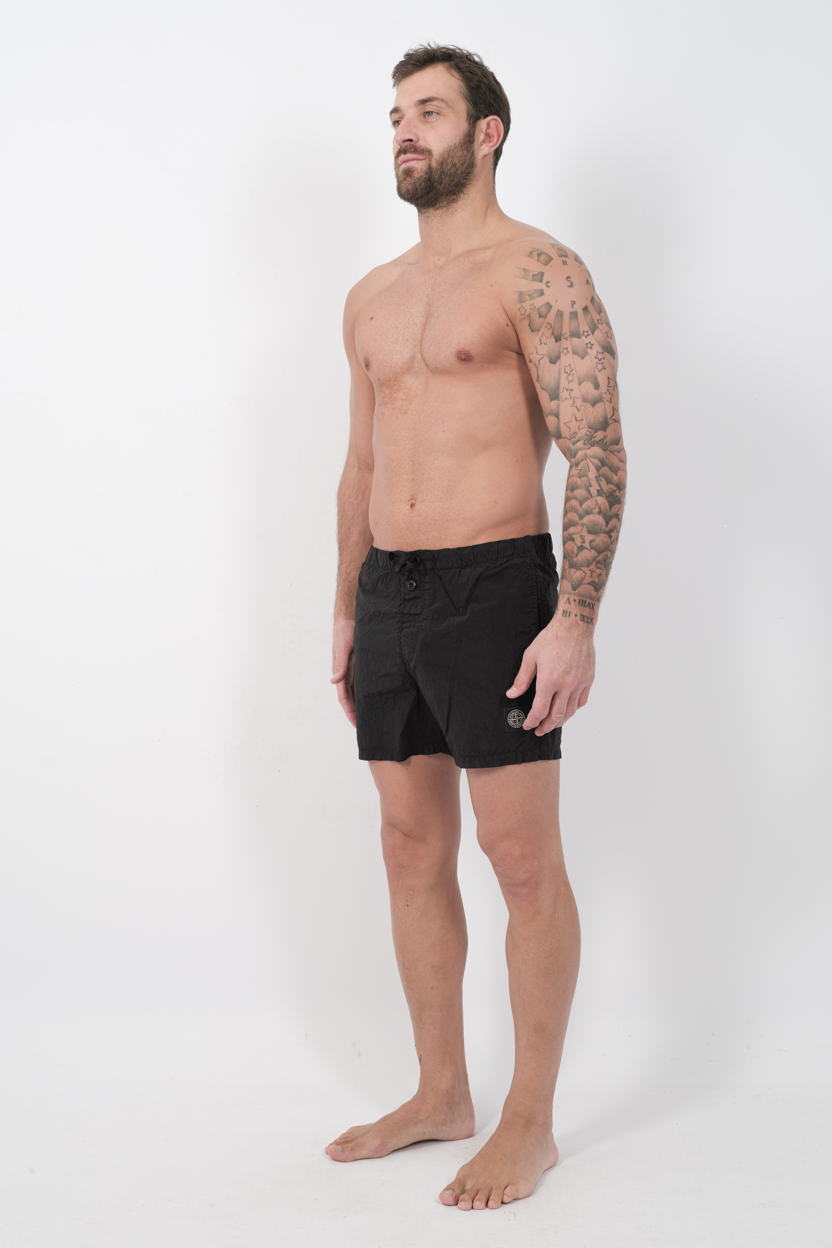 MAILLOT DE BAIN STONE ISLAND NOIR 100003-V0029